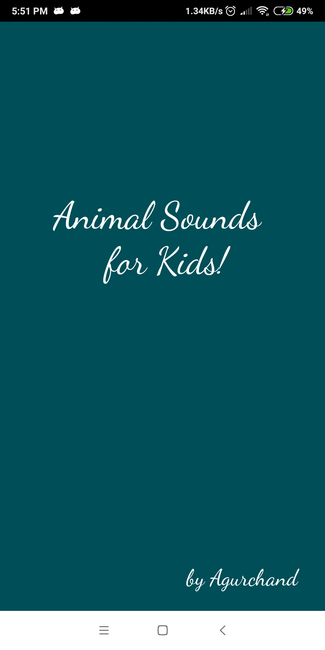 Animal Sounds for Kids | Indus Appstore | Screenshot