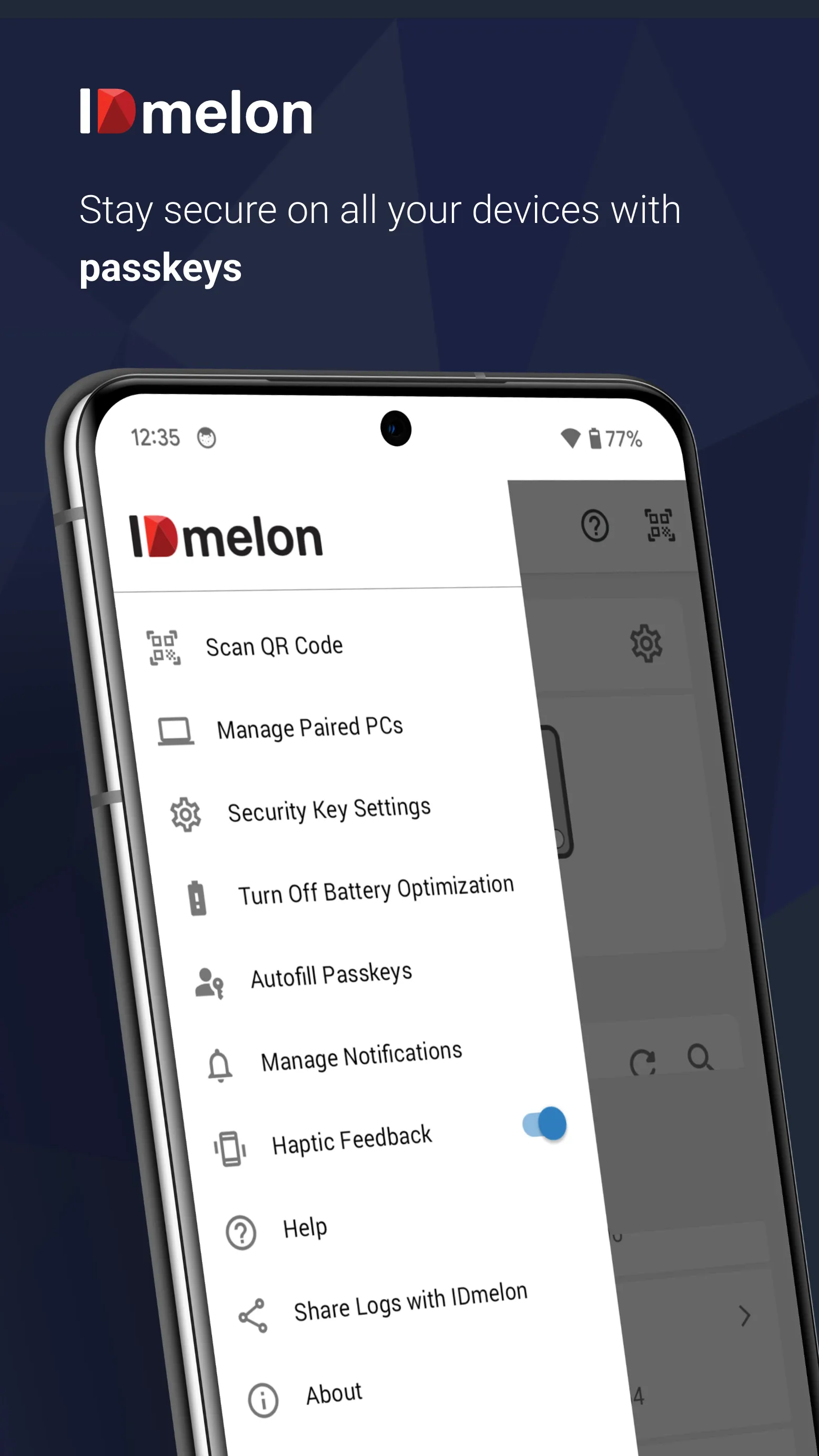 IDmelon Authenticator | Indus Appstore | Screenshot