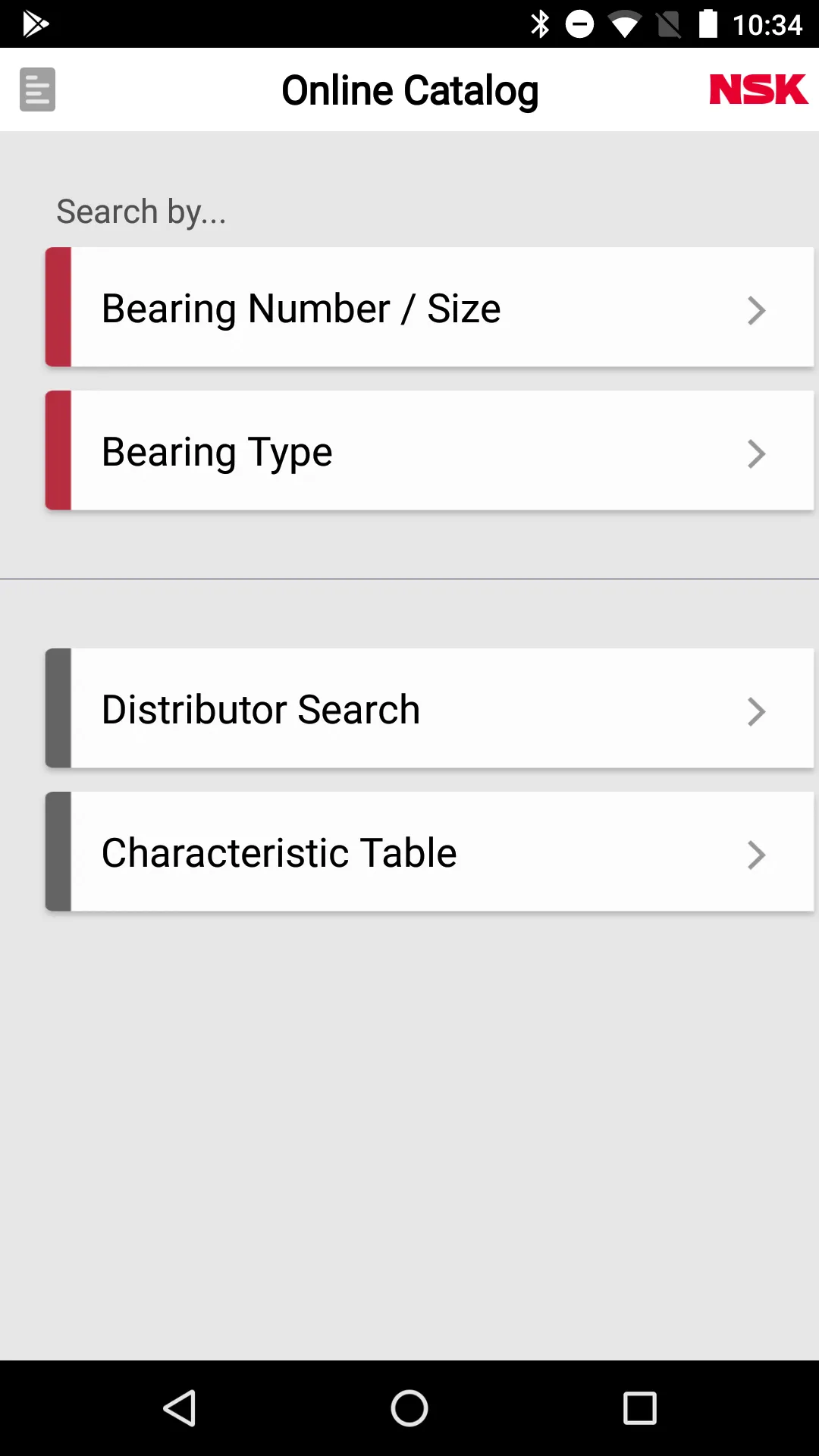 NSK Online Catalog (Bearings) | Indus Appstore | Screenshot