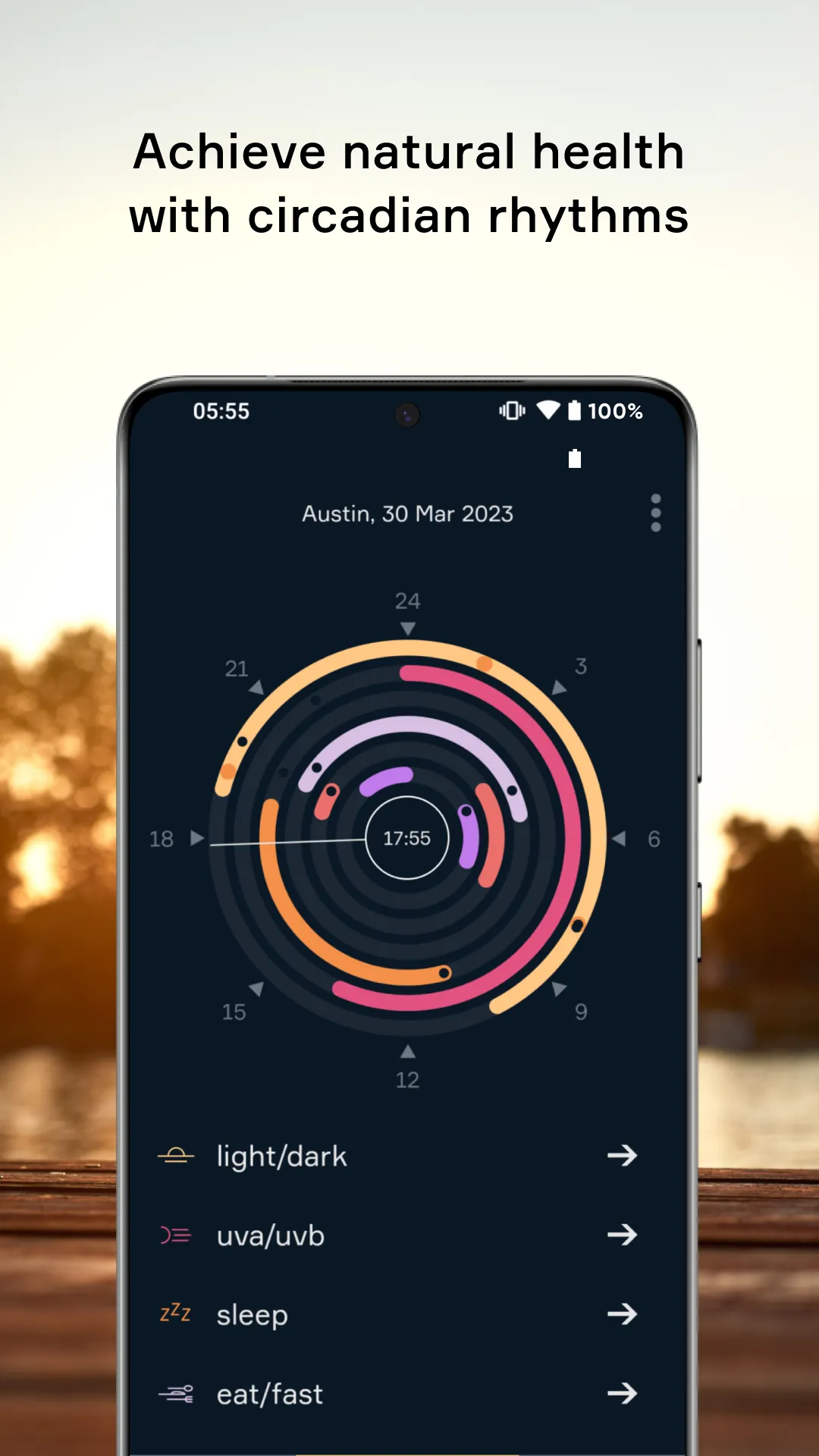 Circadian: Your Natural Rhythm | Indus Appstore | Screenshot