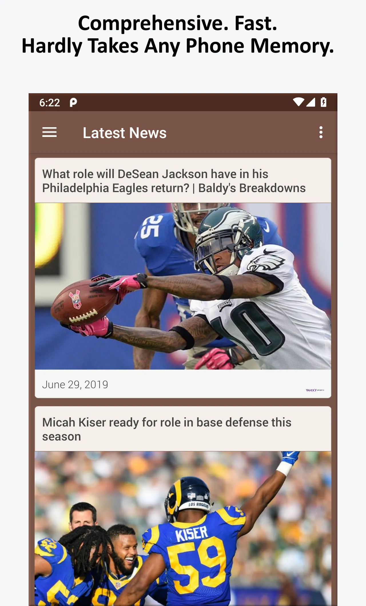 Gridiron Football News | Indus Appstore | Screenshot