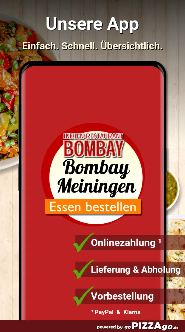 Indisches Restaurant Bombay Me | Indus Appstore | Screenshot