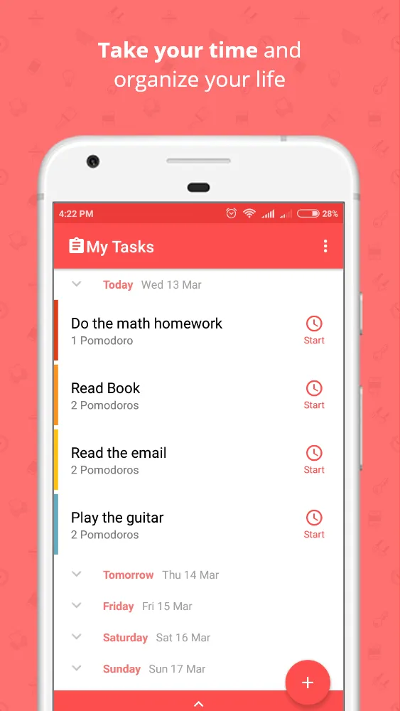 Take your time: To-do list and | Indus Appstore | Screenshot