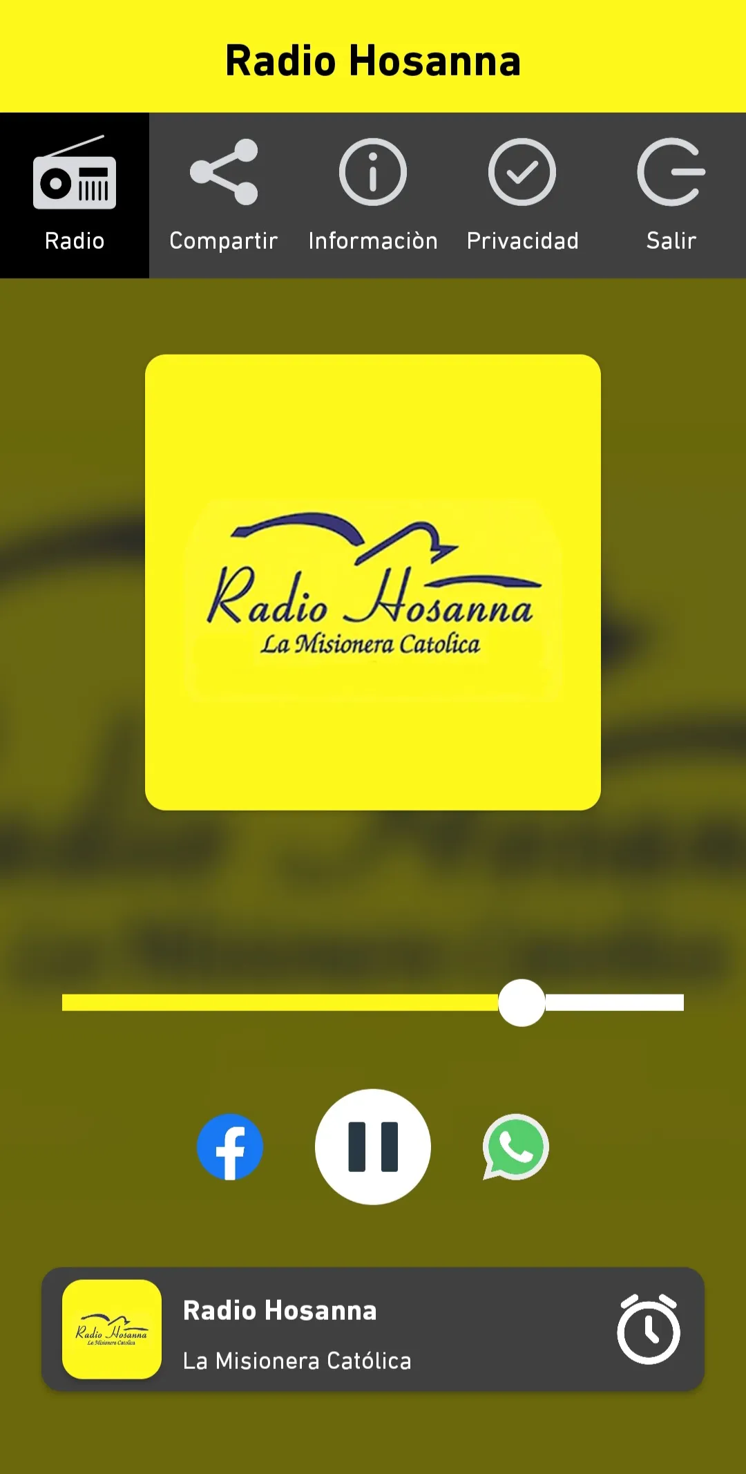 Radio Hosanna | Indus Appstore | Screenshot