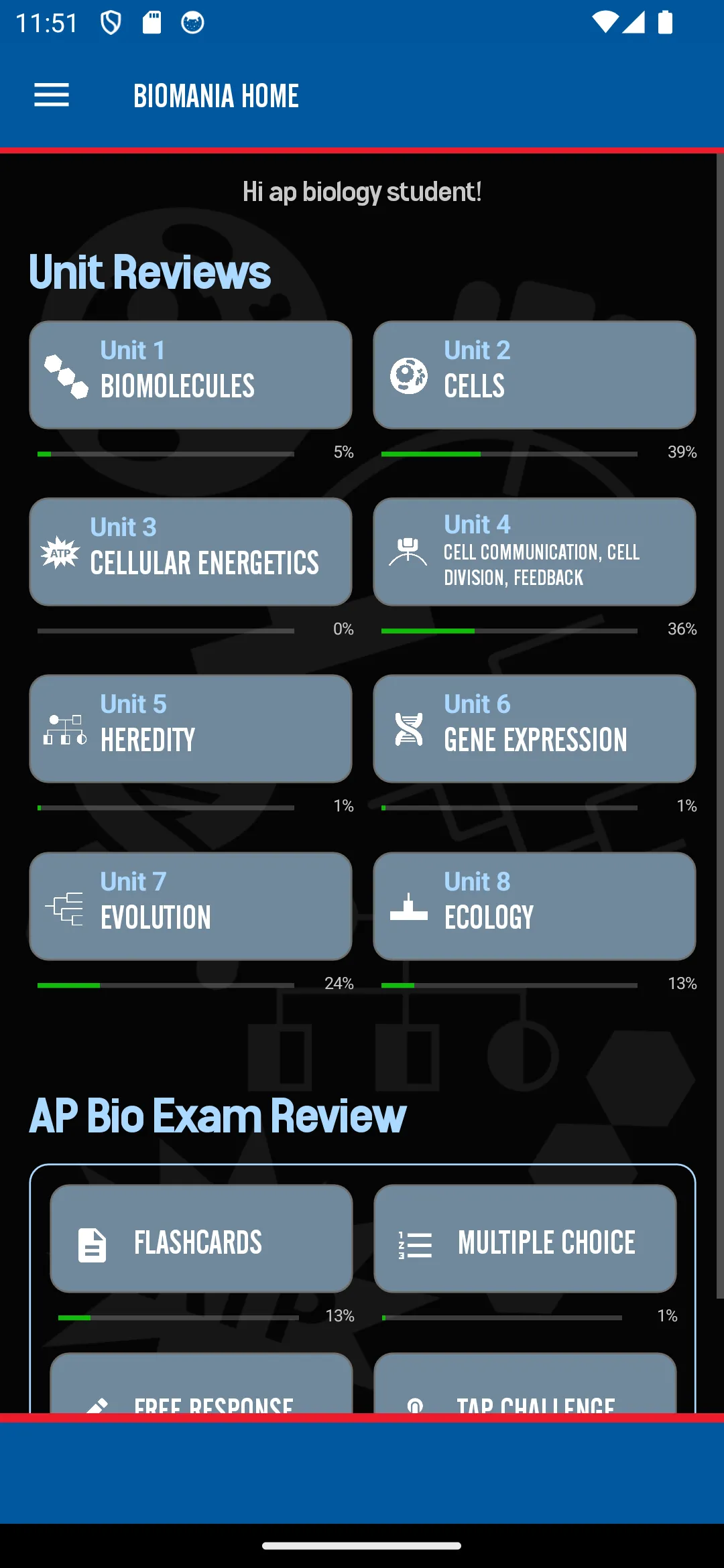 Biomania: AP Biology Study App | Indus Appstore | Screenshot