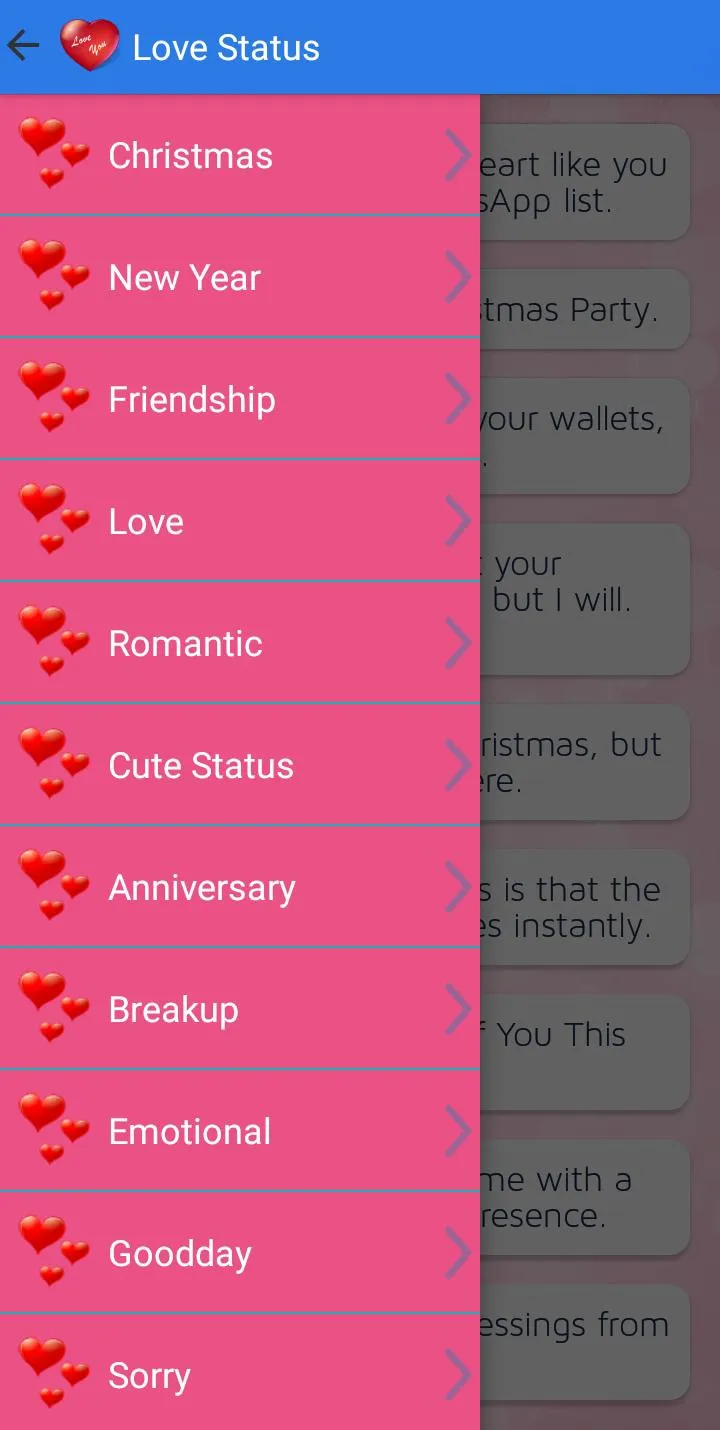 Love Status - Love Messages | Indus Appstore | Screenshot