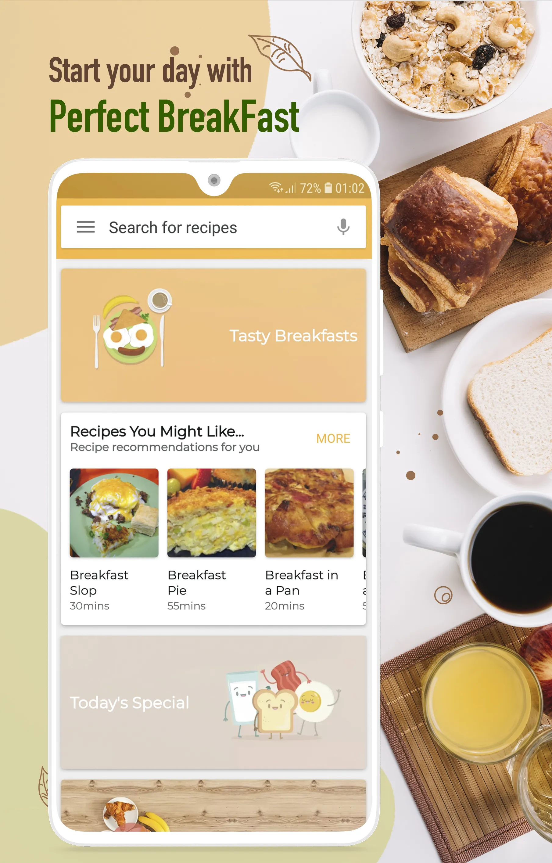 Breakfast Recipes | Indus Appstore | Screenshot