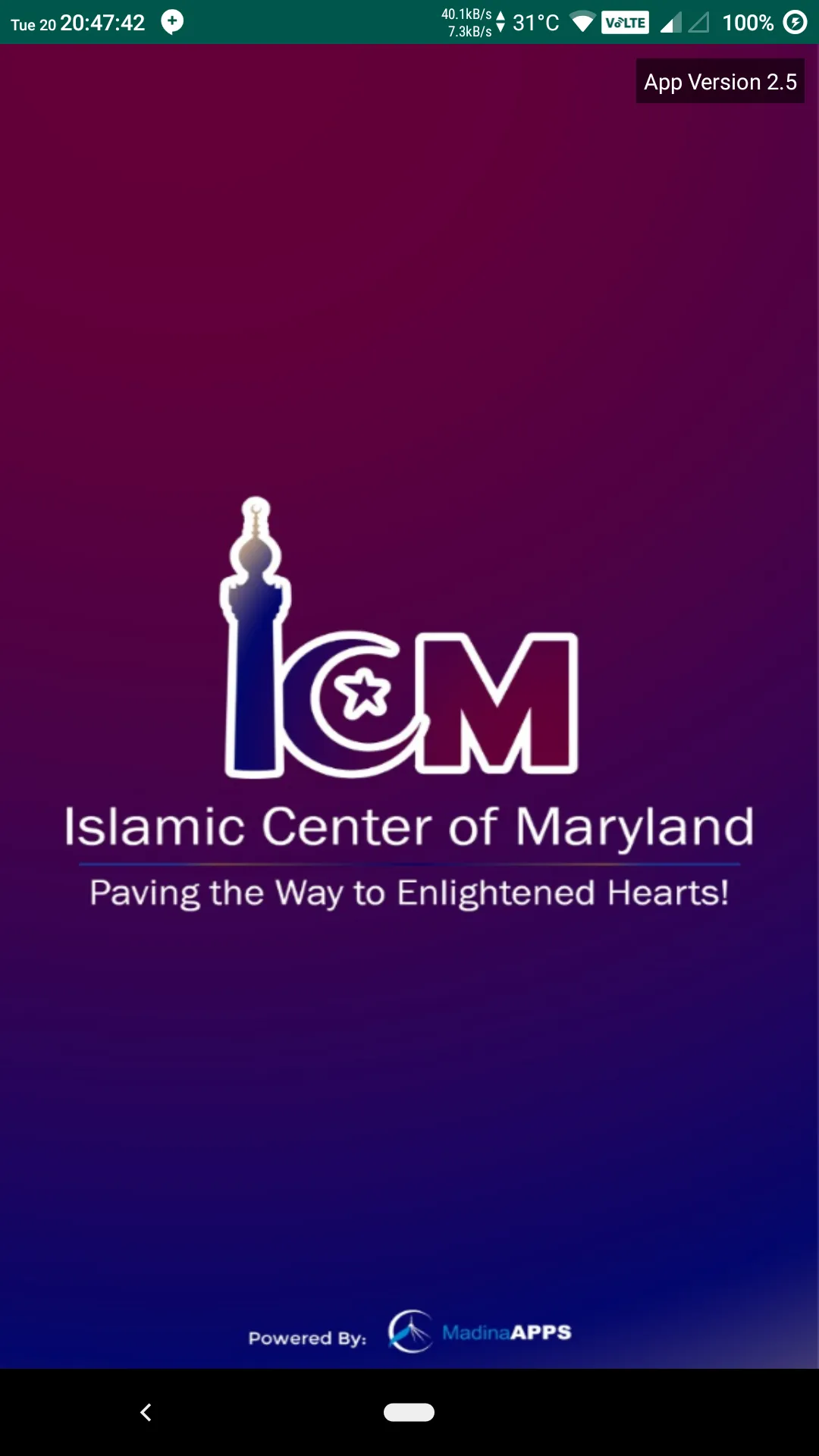 Islamic Center Of Maryland | Indus Appstore | Screenshot