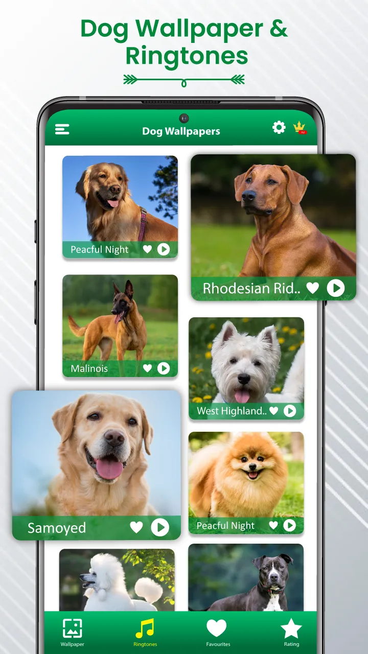 Dog Sound Ringtones Wallpapers | Indus Appstore | Screenshot