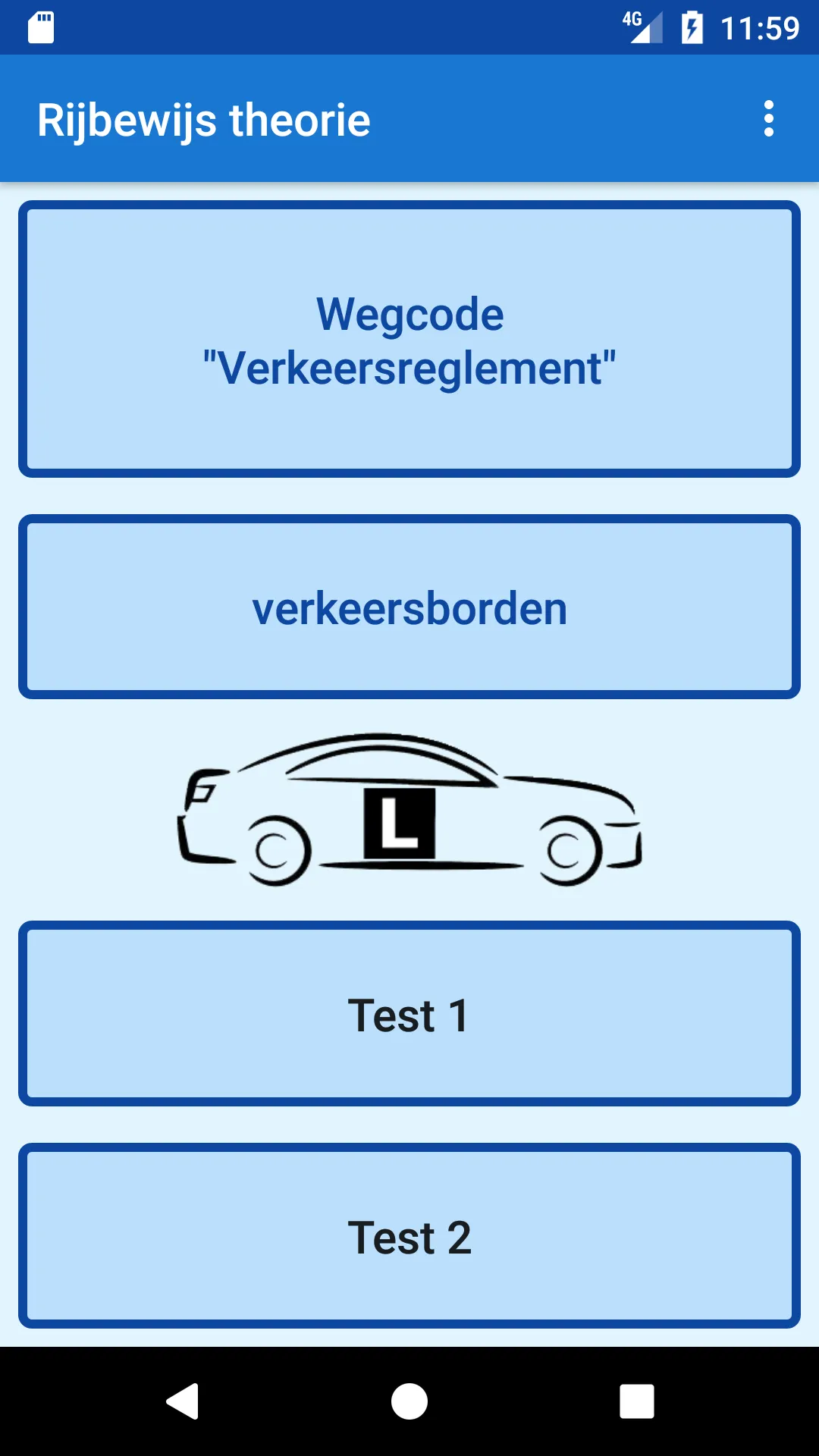 Rijbewijs theorie België | Indus Appstore | Screenshot