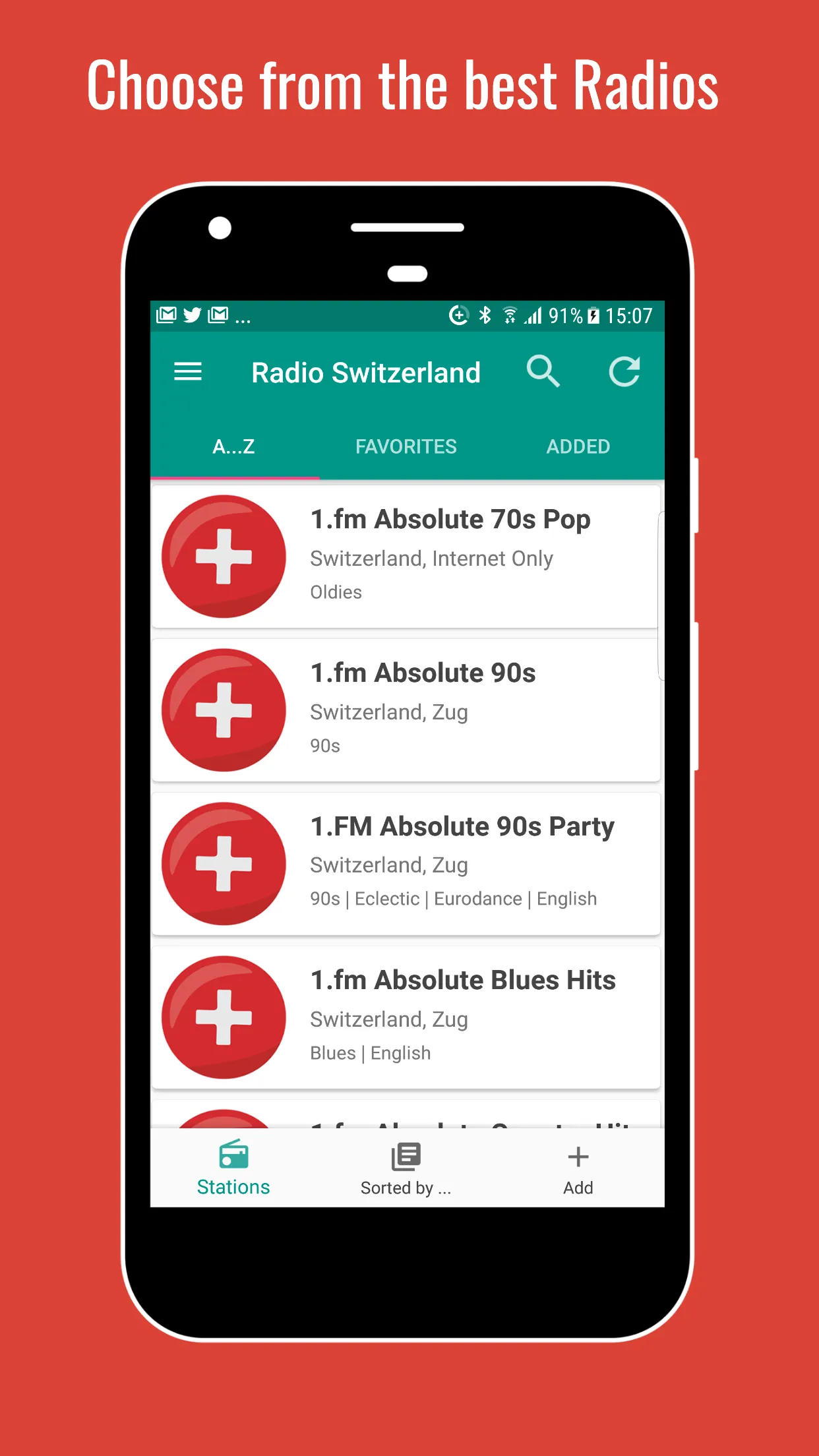 Radio Switzerland | Indus Appstore | Screenshot