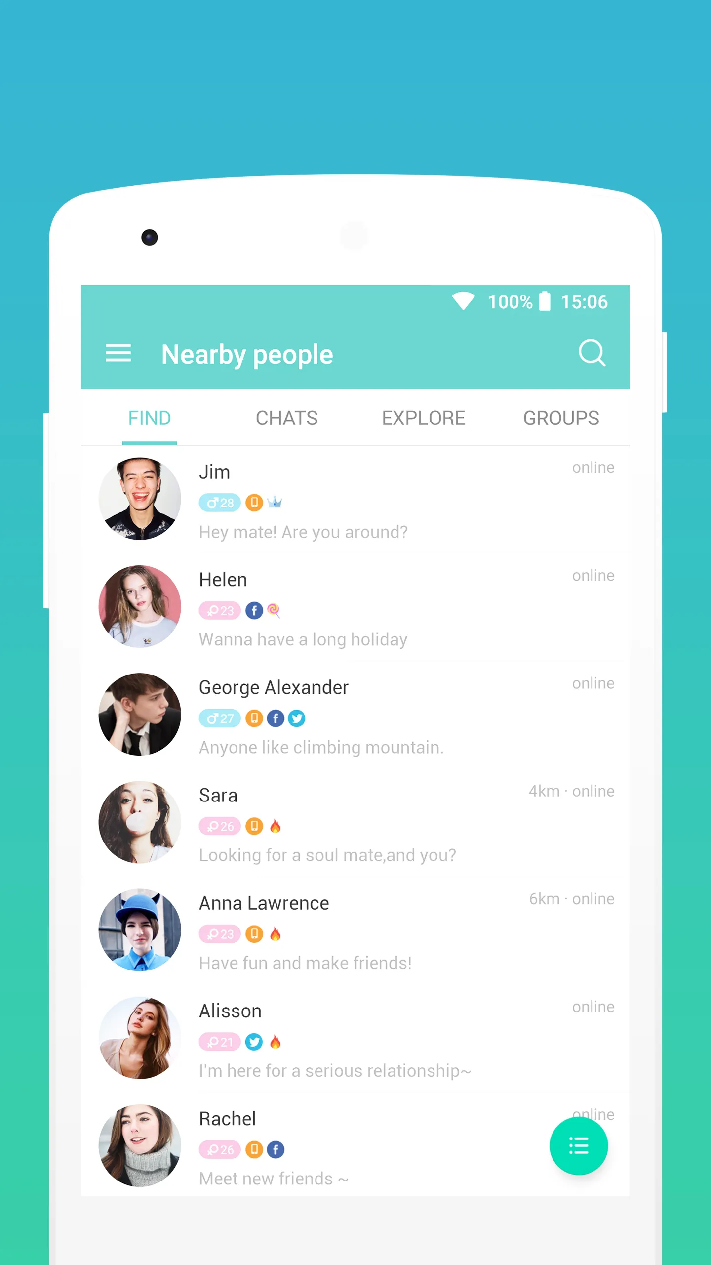 SayHi Chat Meet Dating People | Indus Appstore | Screenshot