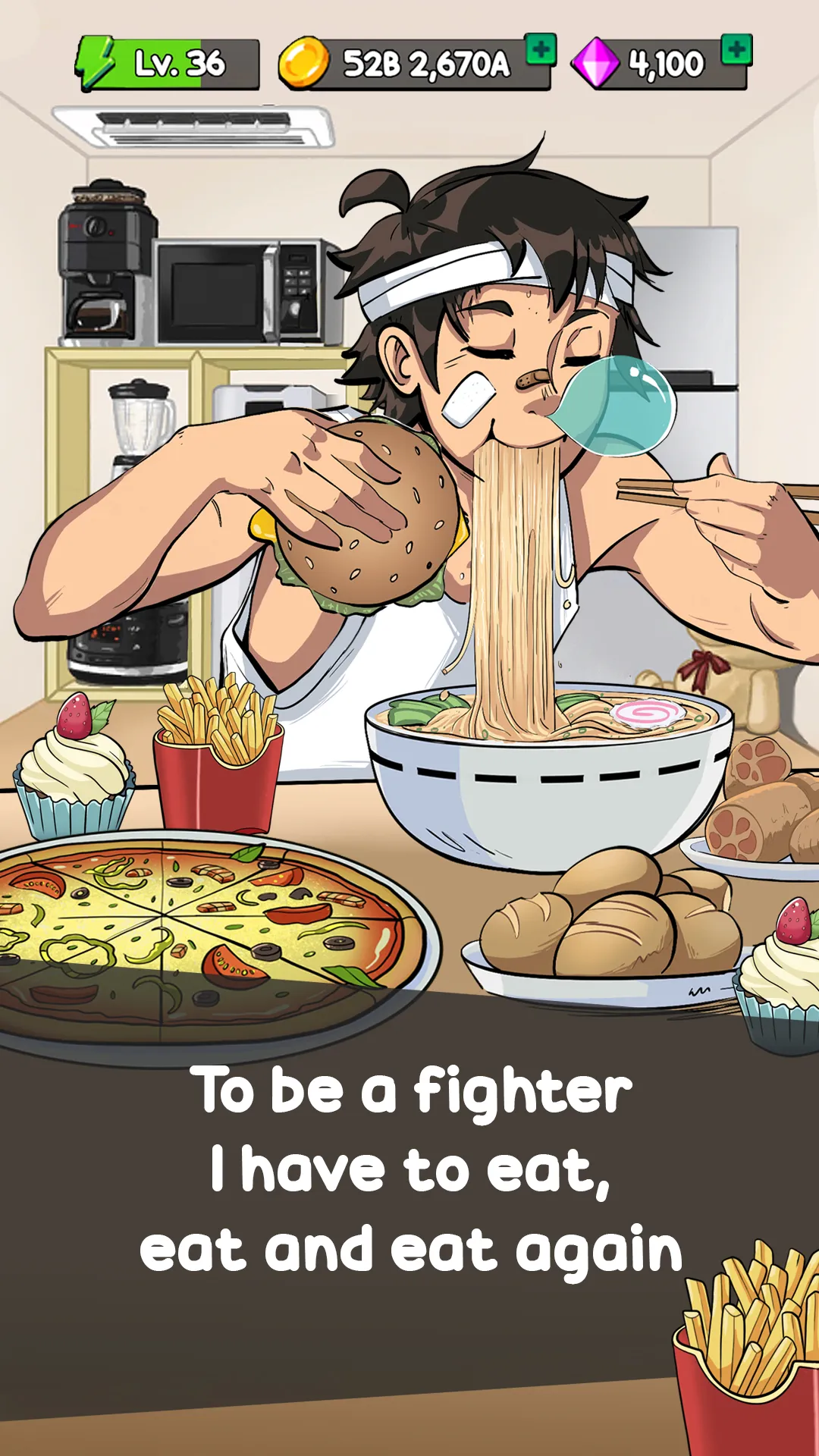 Food Fighter Clicker Games | Indus Appstore | Screenshot