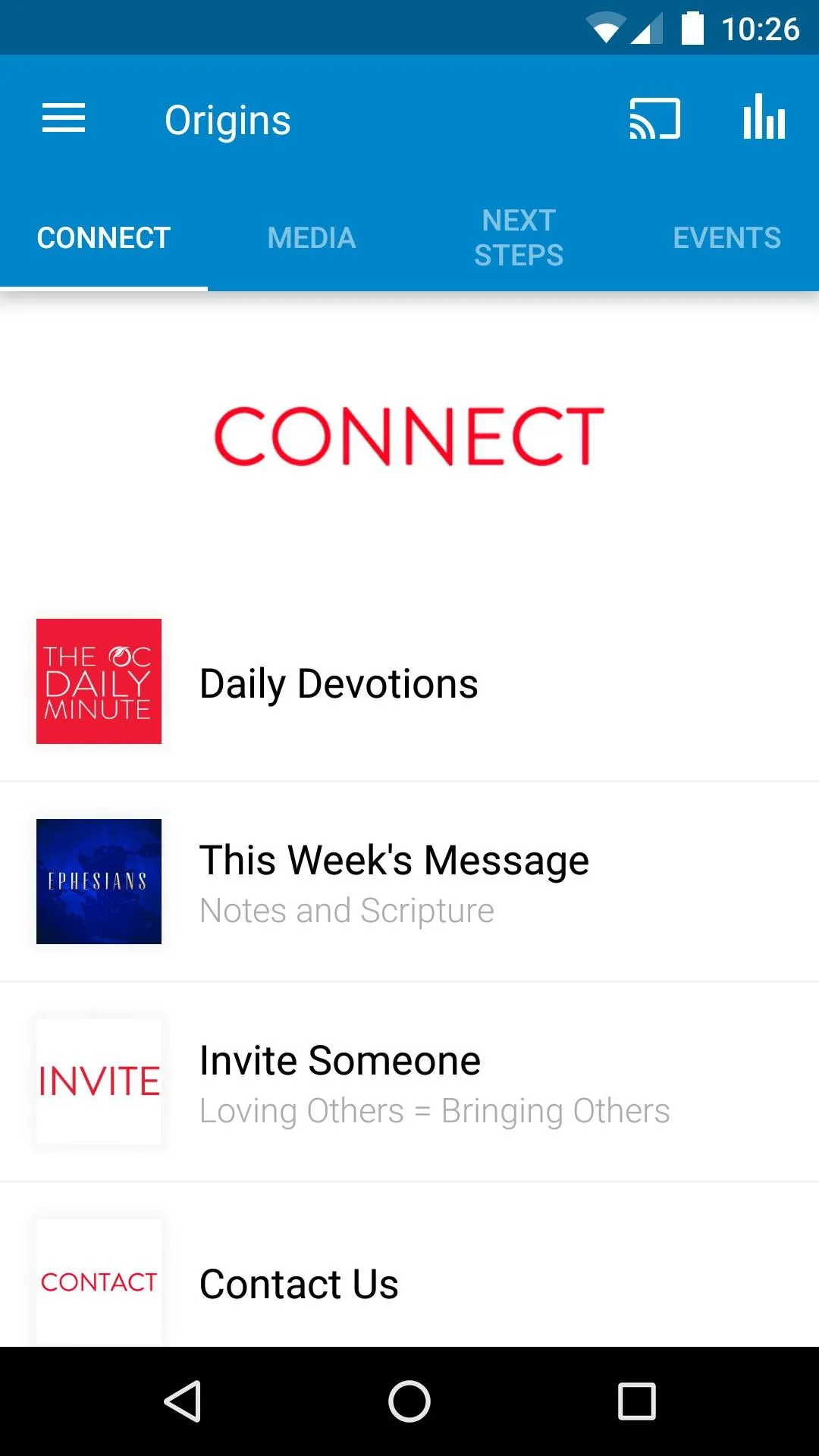 Origins Church | Indus Appstore | Screenshot