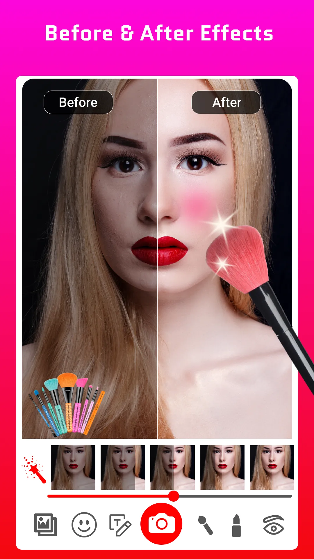 Makeup Photo Grid Beauty Salon | Indus Appstore | Screenshot