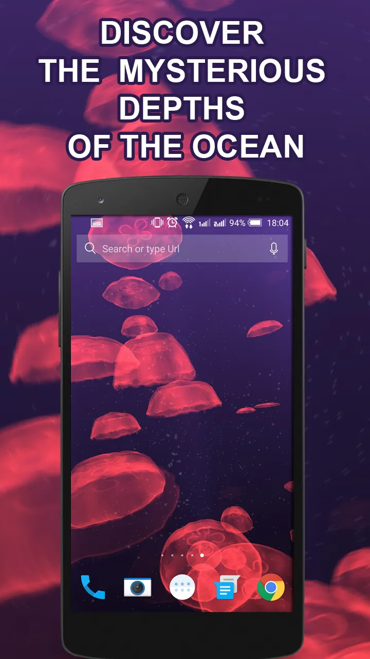 Jellyfishes 3D live wallpaper | Indus Appstore | Screenshot