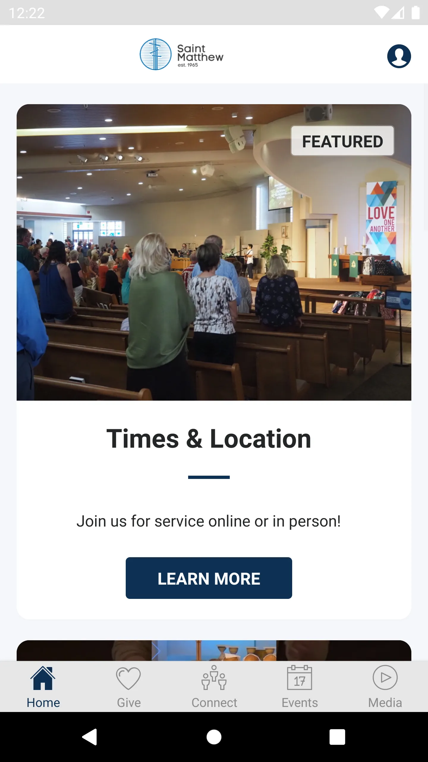 Saint Matthew Lutheran Church | Indus Appstore | Screenshot