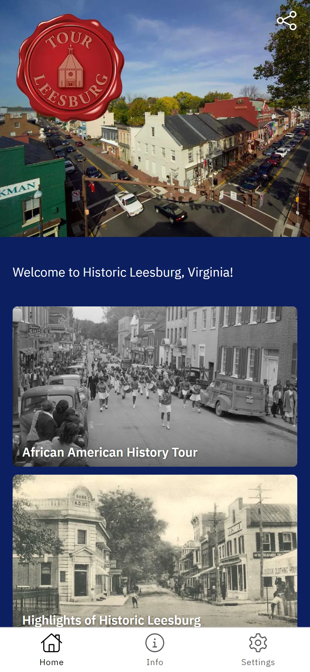 Tour Leesburg | Indus Appstore | Screenshot