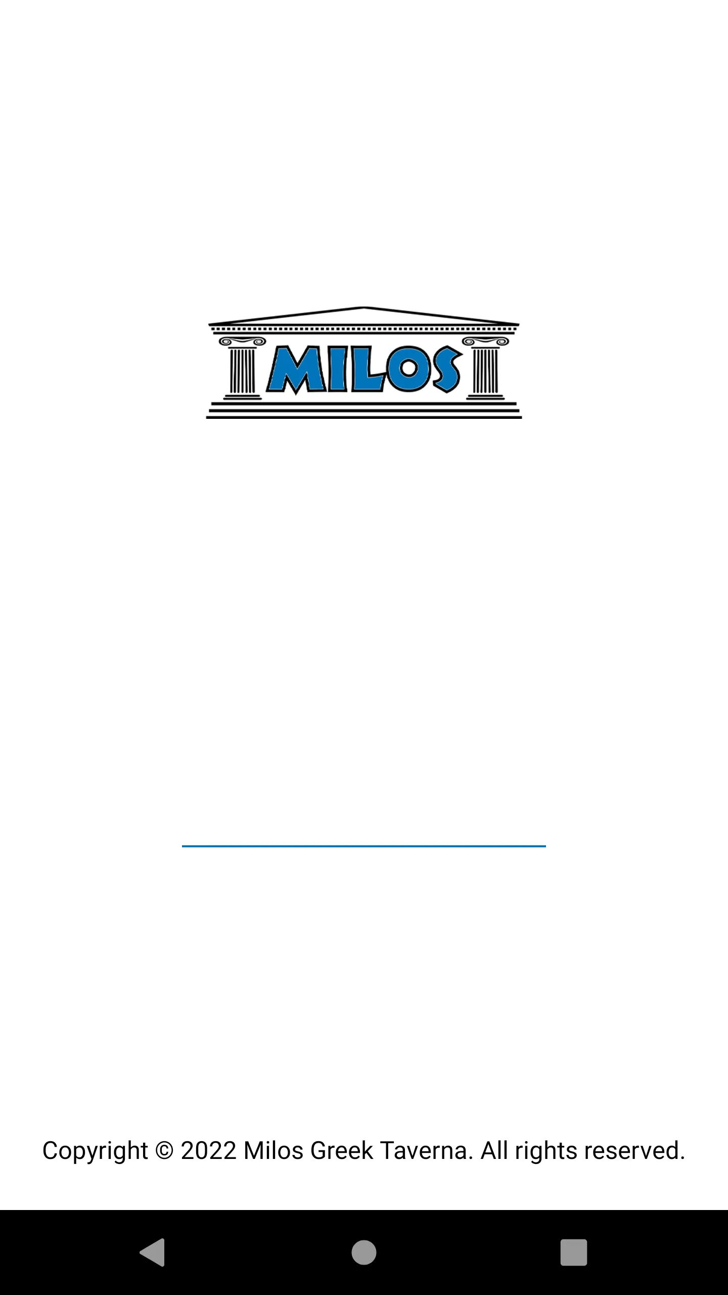 Milos Greek Taverna | Indus Appstore | Screenshot