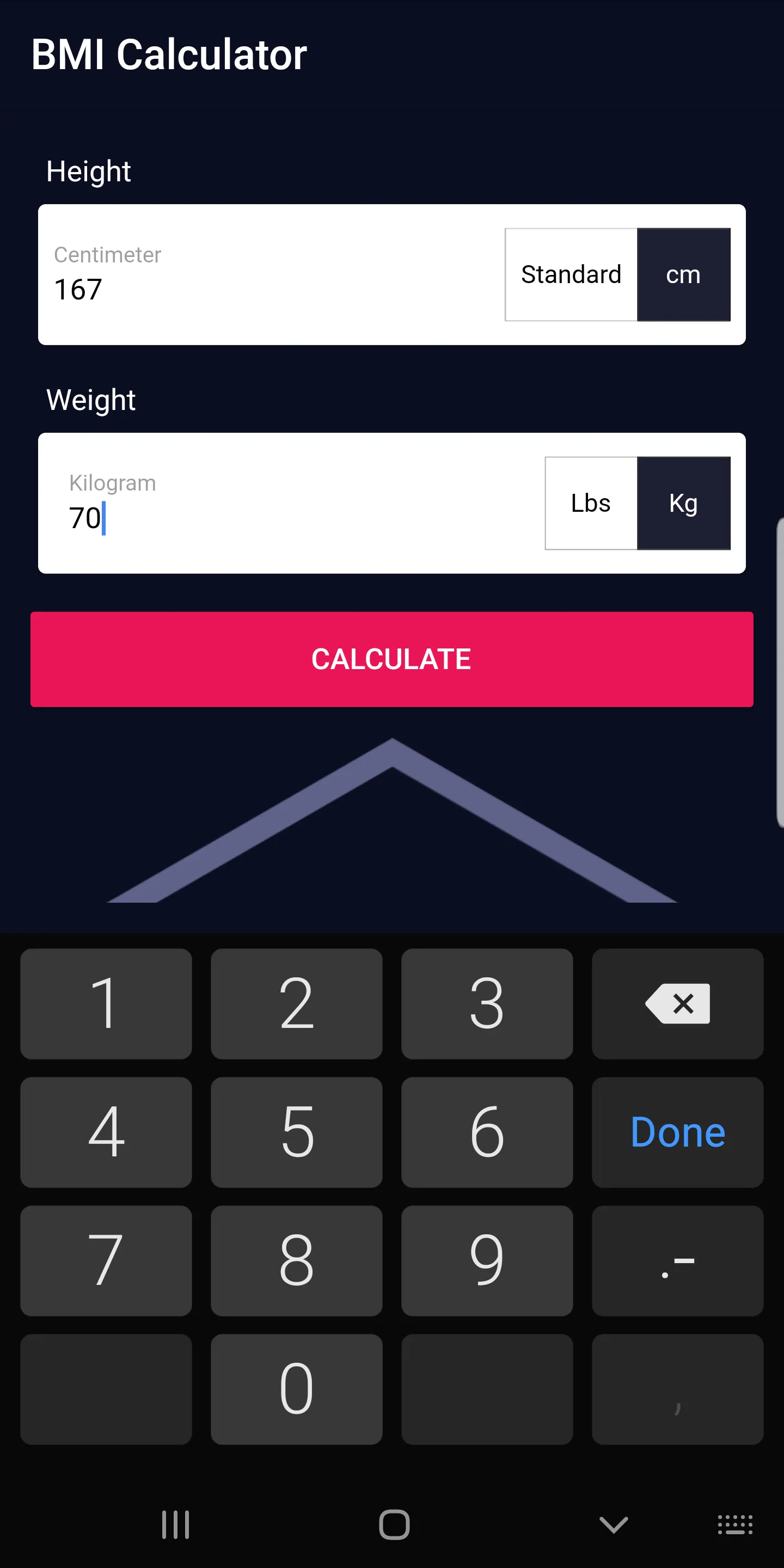 BMI Calc | Indus Appstore | Screenshot