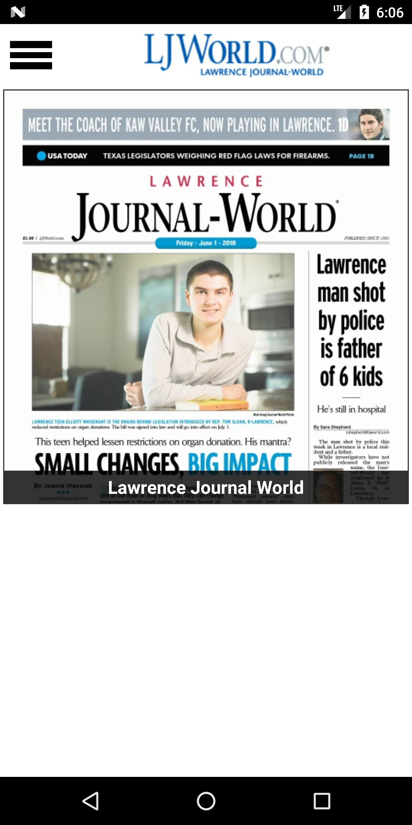 Journal-World e-Edition | Indus Appstore | Screenshot