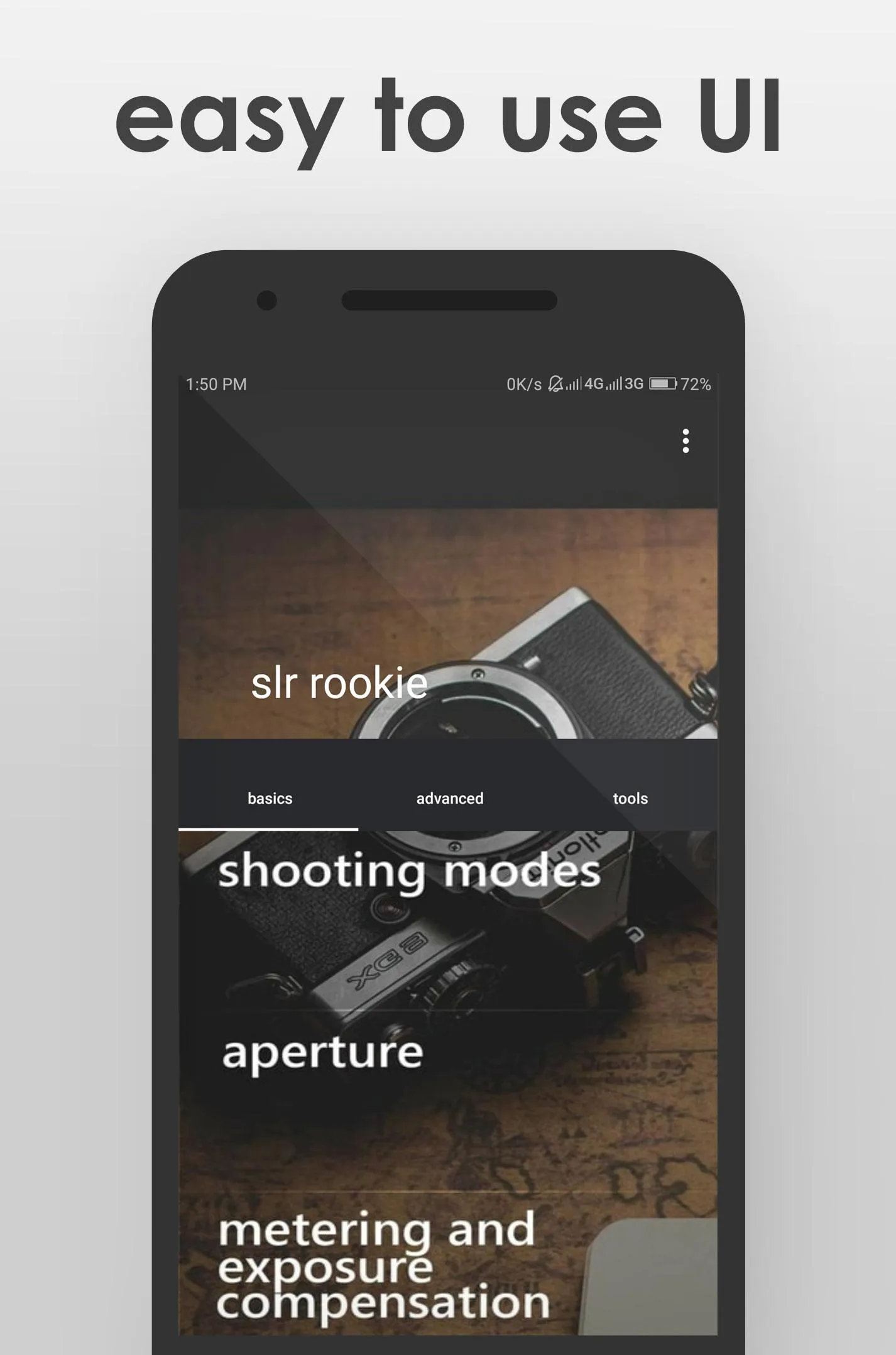 slr rookie | Indus Appstore | Screenshot