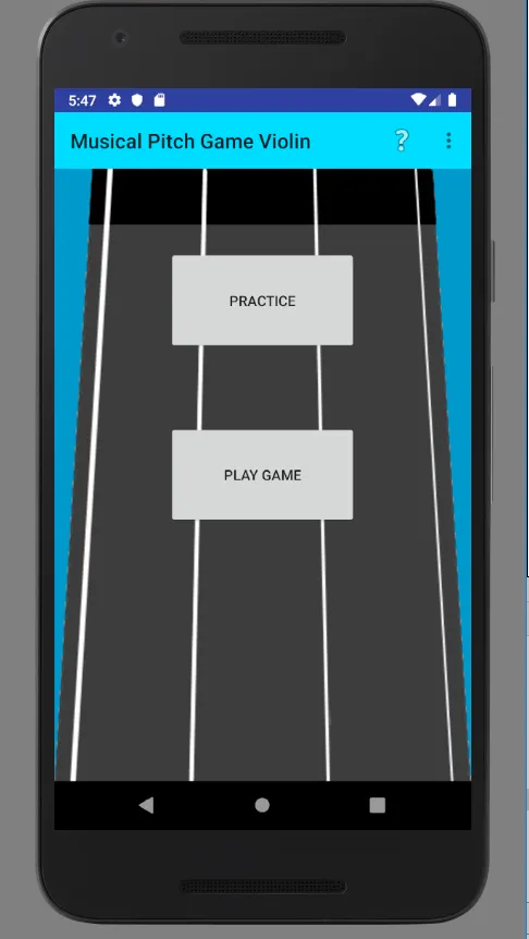 Musical Pitch Game Violin | Indus Appstore | Screenshot