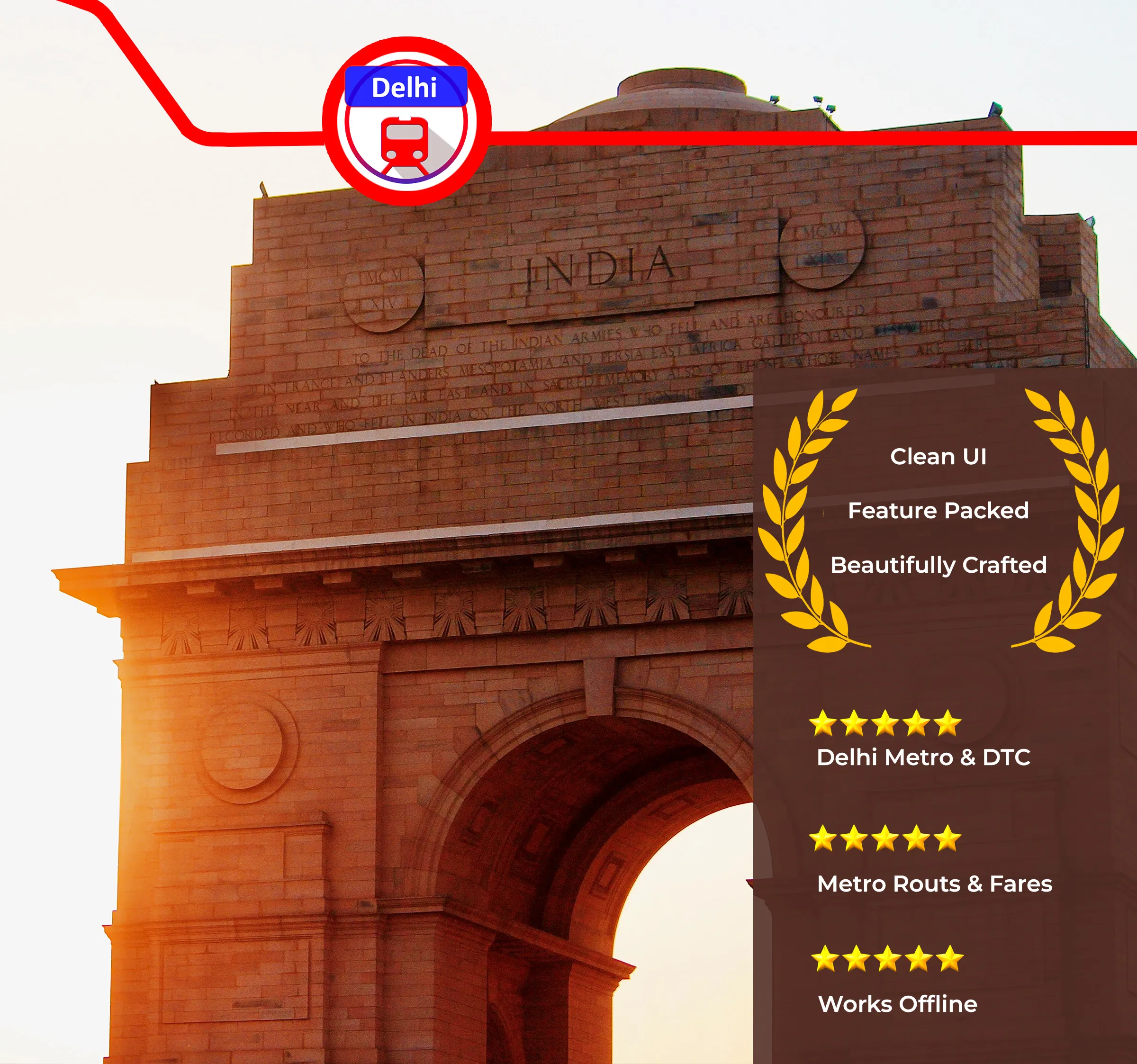 Delhi Metro App Route Map, Bus | Indus Appstore | Screenshot