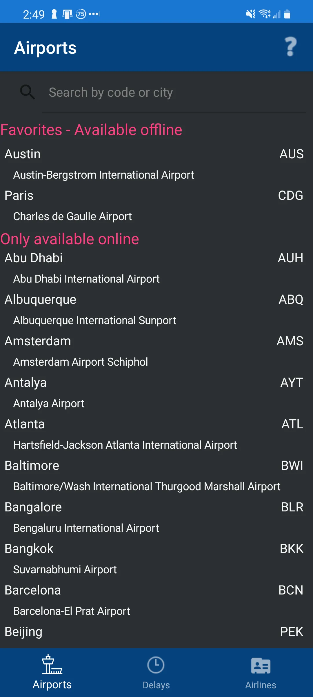 Airport Guides | Indus Appstore | Screenshot