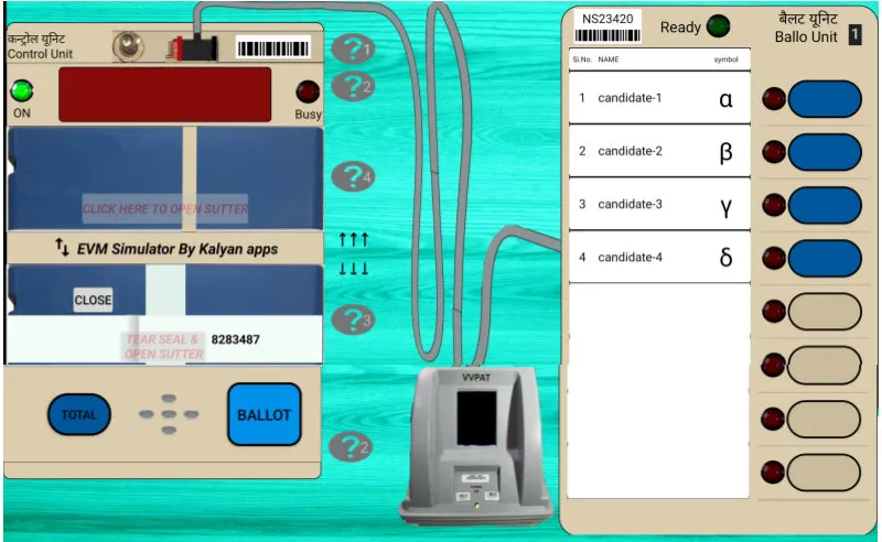 EVM: Electronic Voting Machine | Indus Appstore | Screenshot