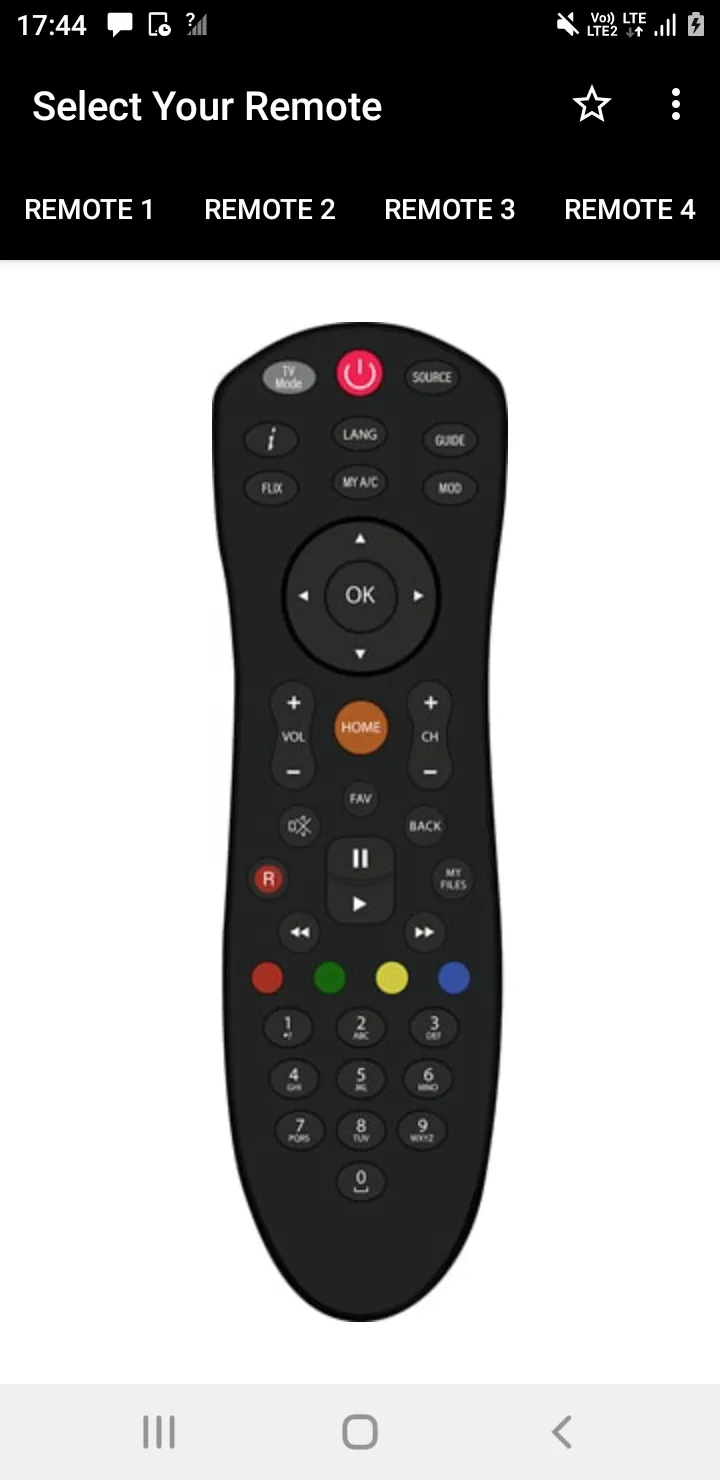 Dish TV Remote | Indus Appstore | Screenshot