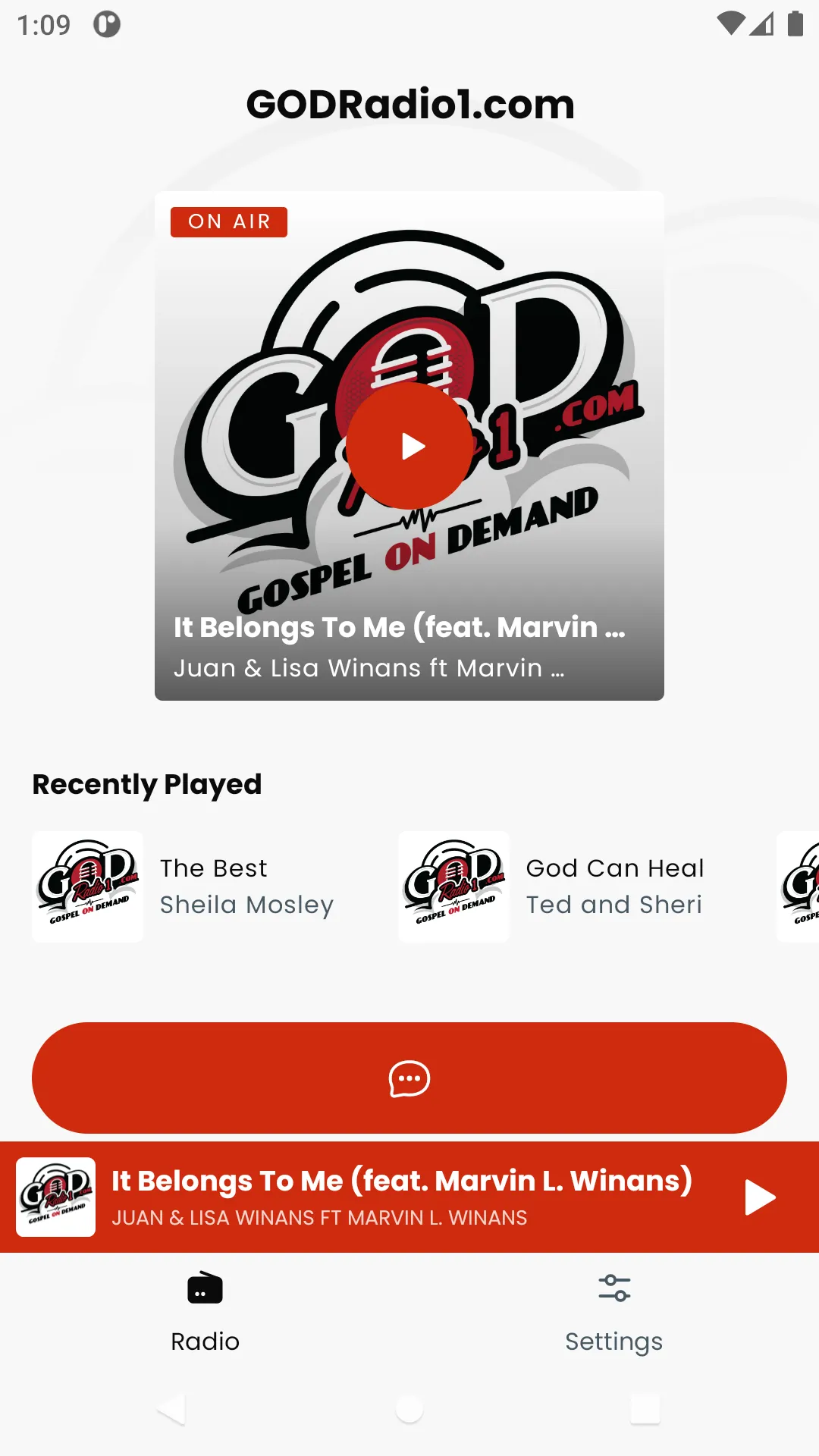 GODRadio1.com | Indus Appstore | Screenshot