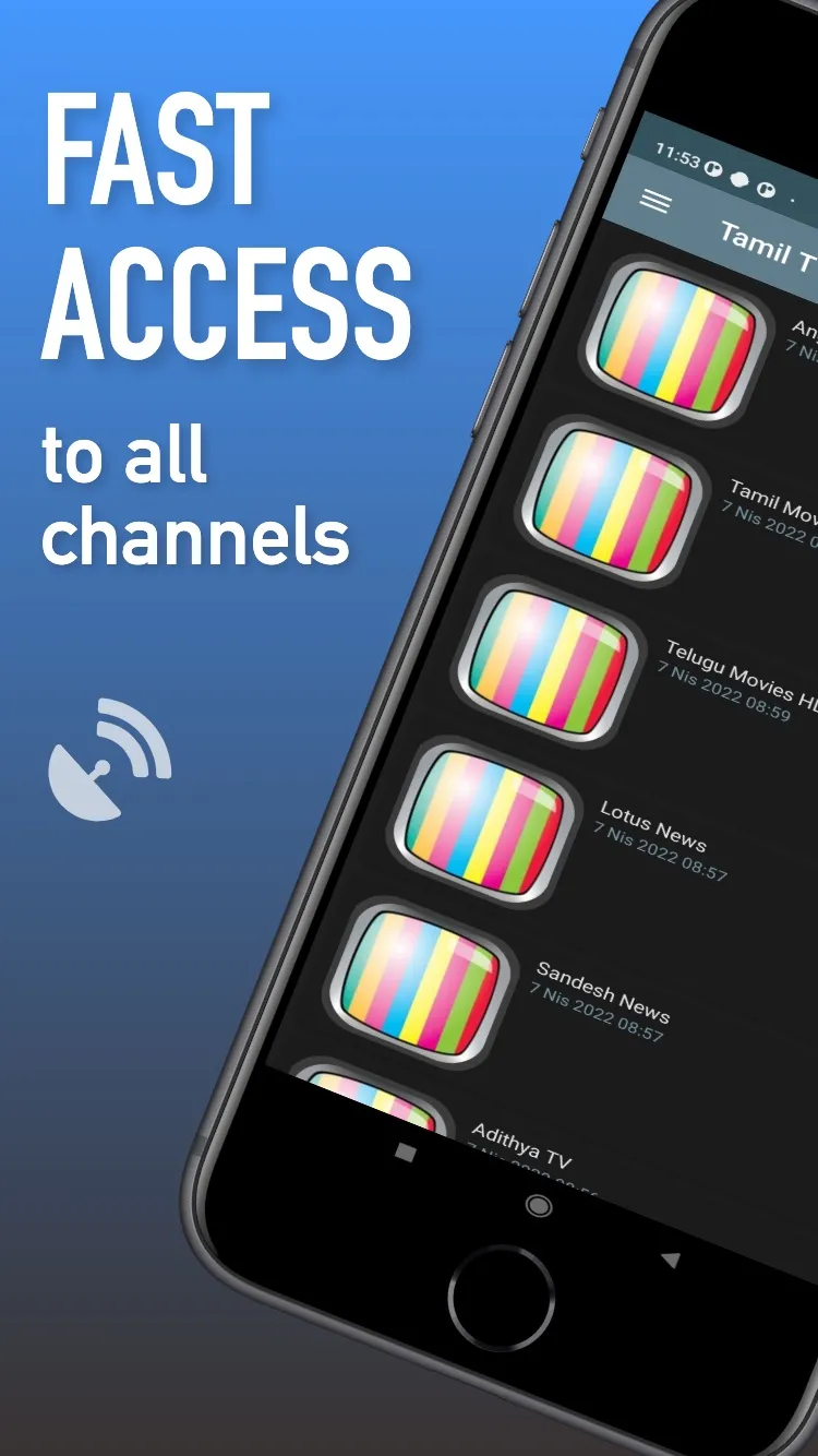 Tamil TV Channels Sat | Indus Appstore | Screenshot