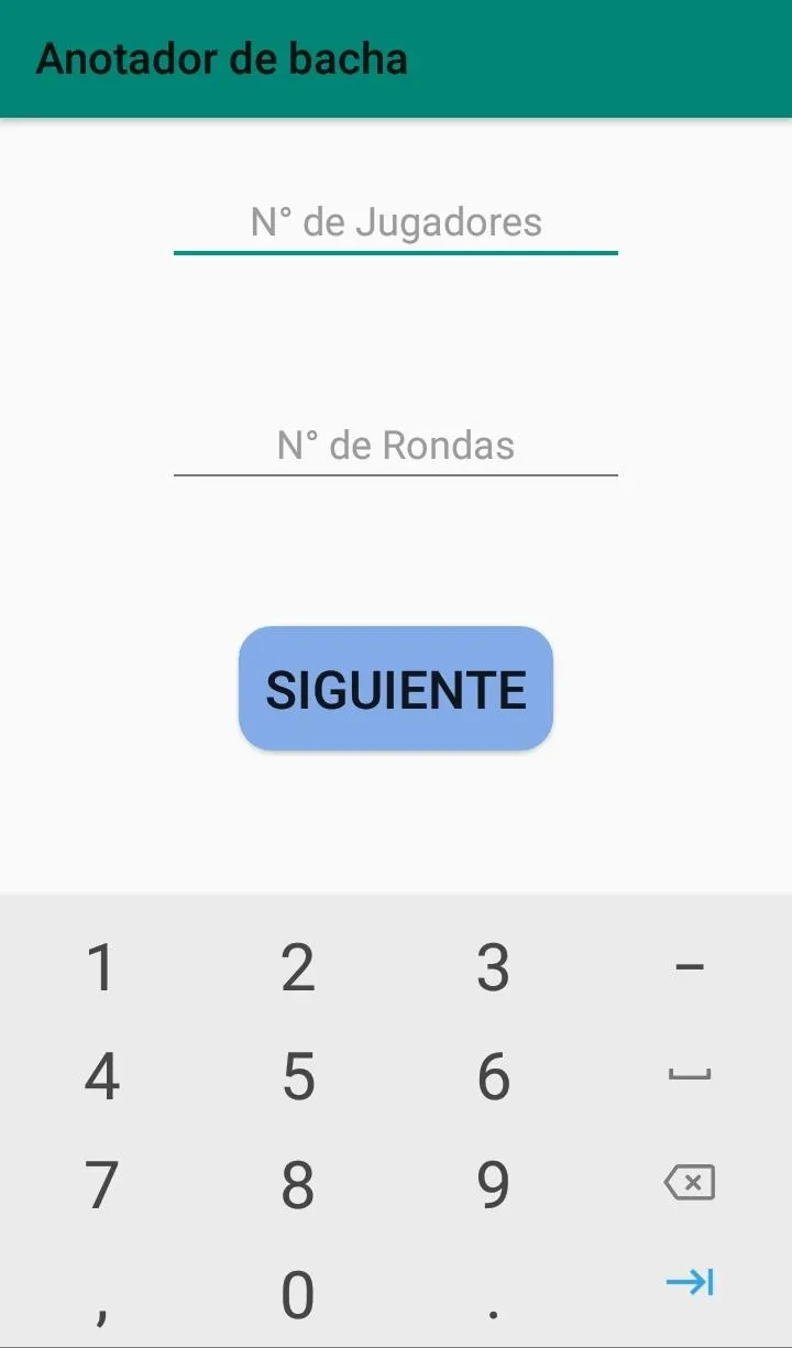 Anotador de bacha | Indus Appstore | Screenshot