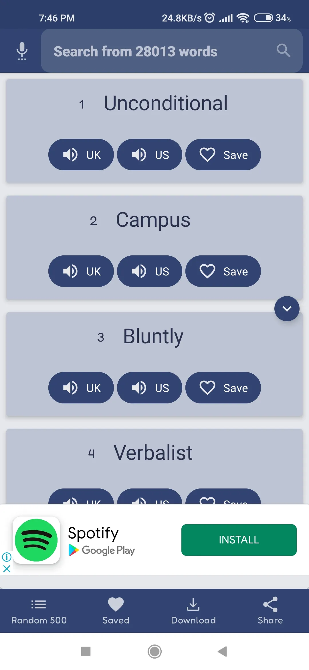 English Pronunciation UK US | Indus Appstore | Screenshot