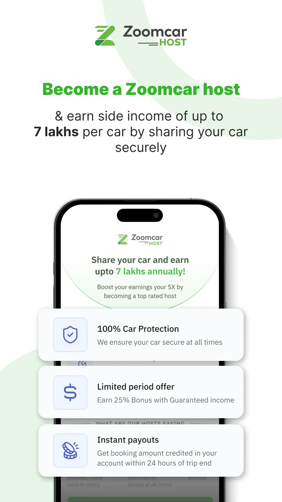 Zoomcar Host: Share Your Car | Indus Appstore | Screenshot