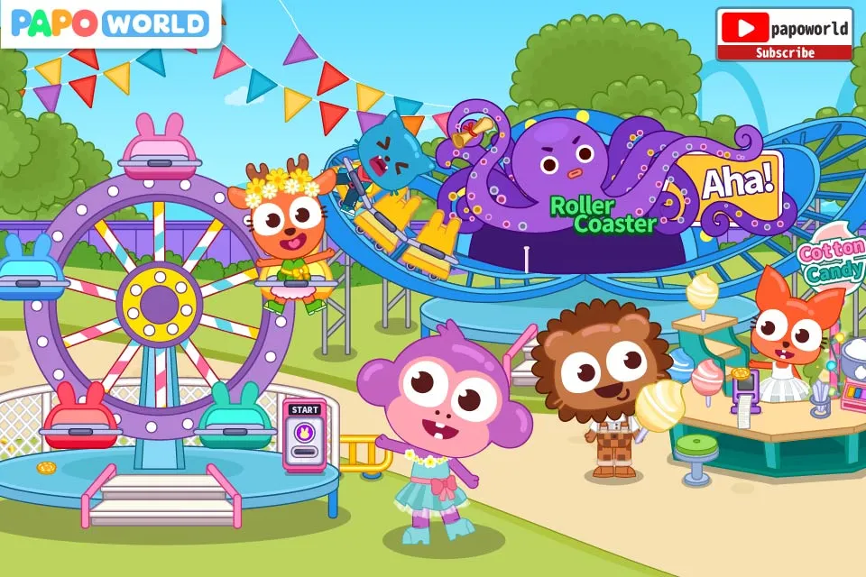 Papo Town: Amusement Park | Indus Appstore | Screenshot