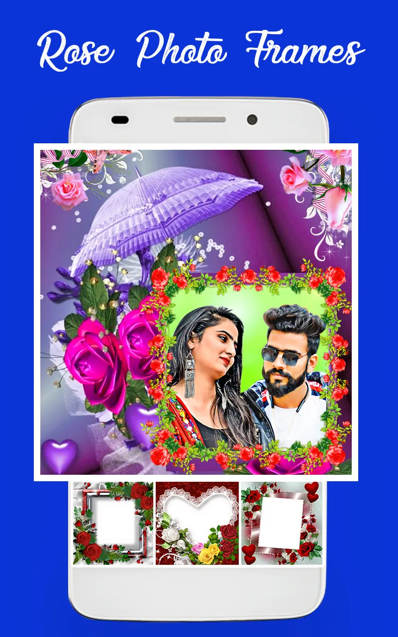 Rose flowers dual photo frame | Indus Appstore | Screenshot