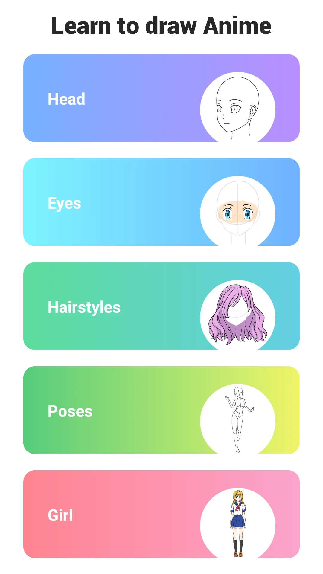 How to Draw Anime | Indus Appstore | Screenshot