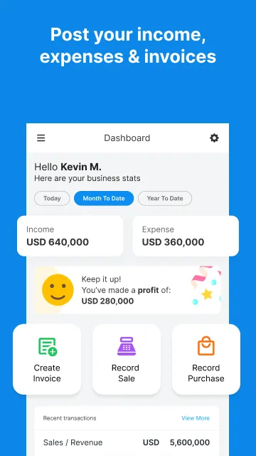 BOOKKEEPA™ | Indus Appstore | Screenshot