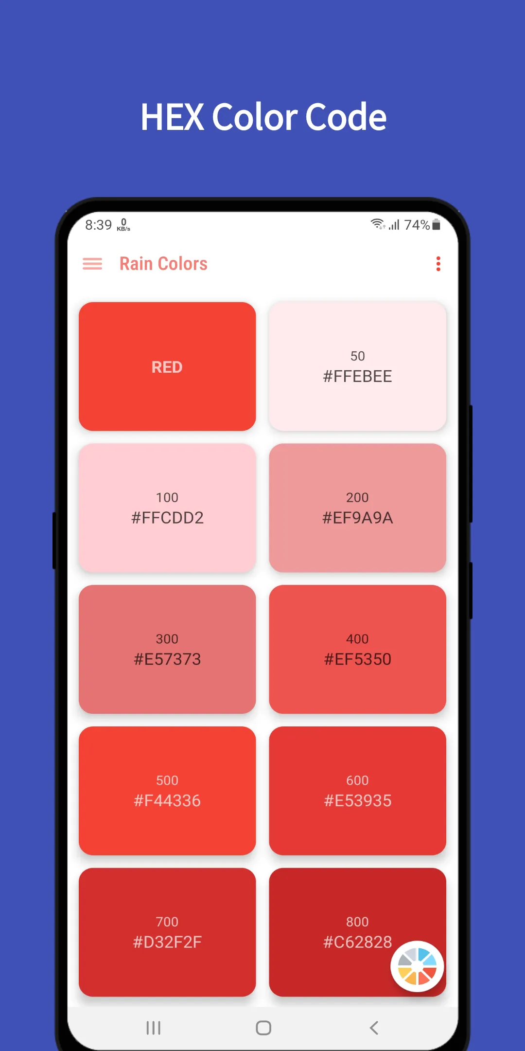 Rain Colors - Color Palette | Indus Appstore | Screenshot