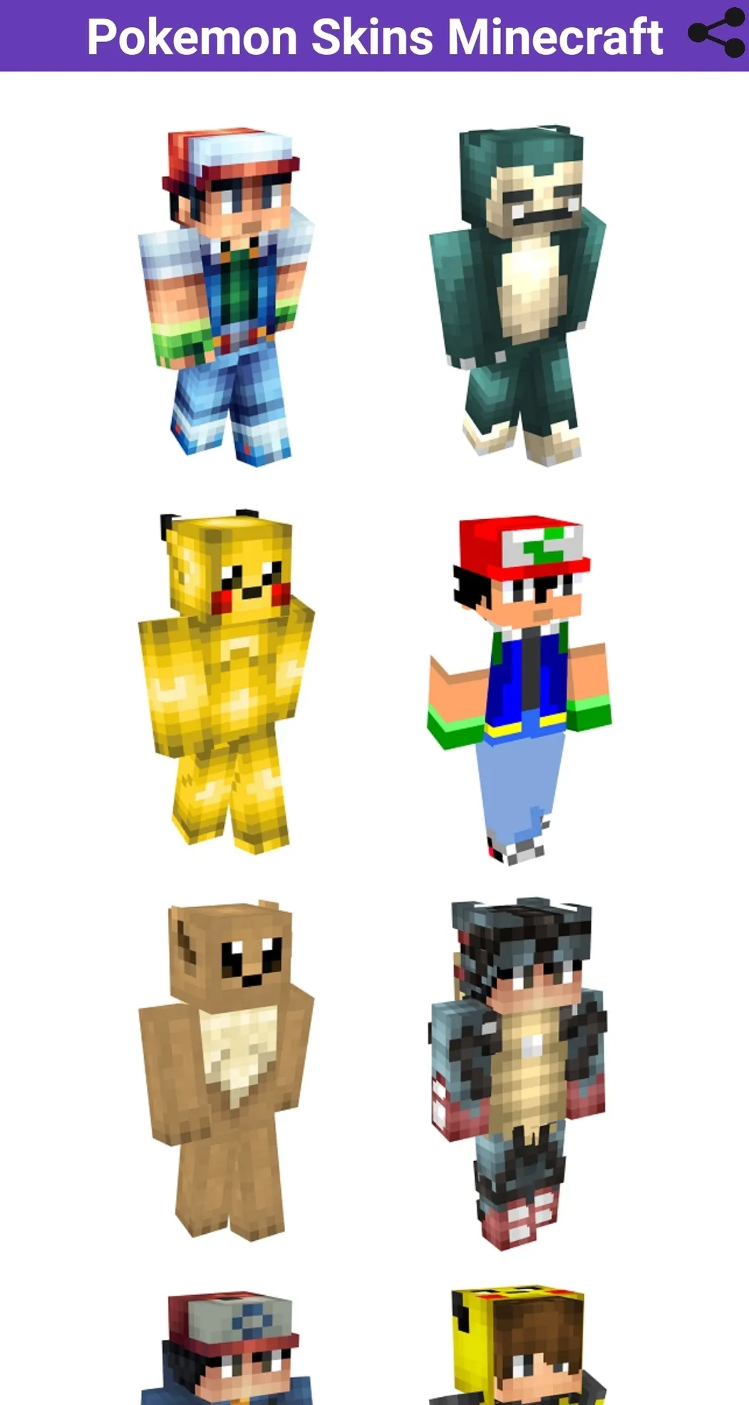 Pokemon Skins minecraft | Indus Appstore | Screenshot