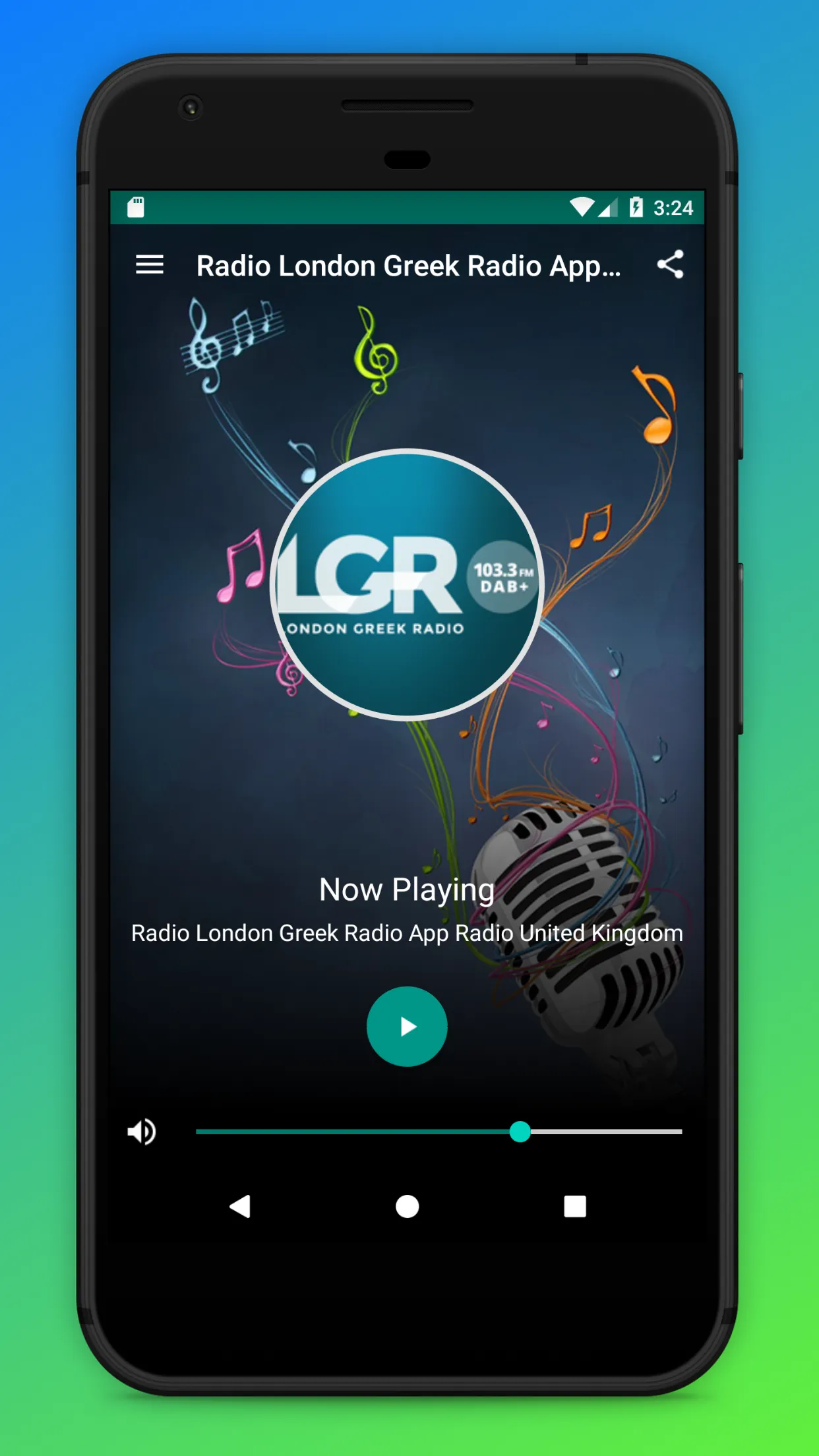 London Greek Radio App Online | Indus Appstore | Screenshot