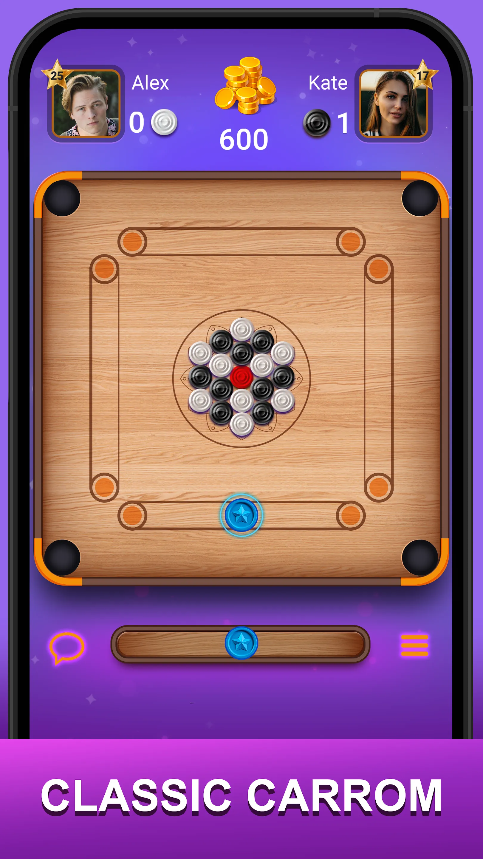 Carrom Lure - Disc pool game | Indus Appstore | Screenshot