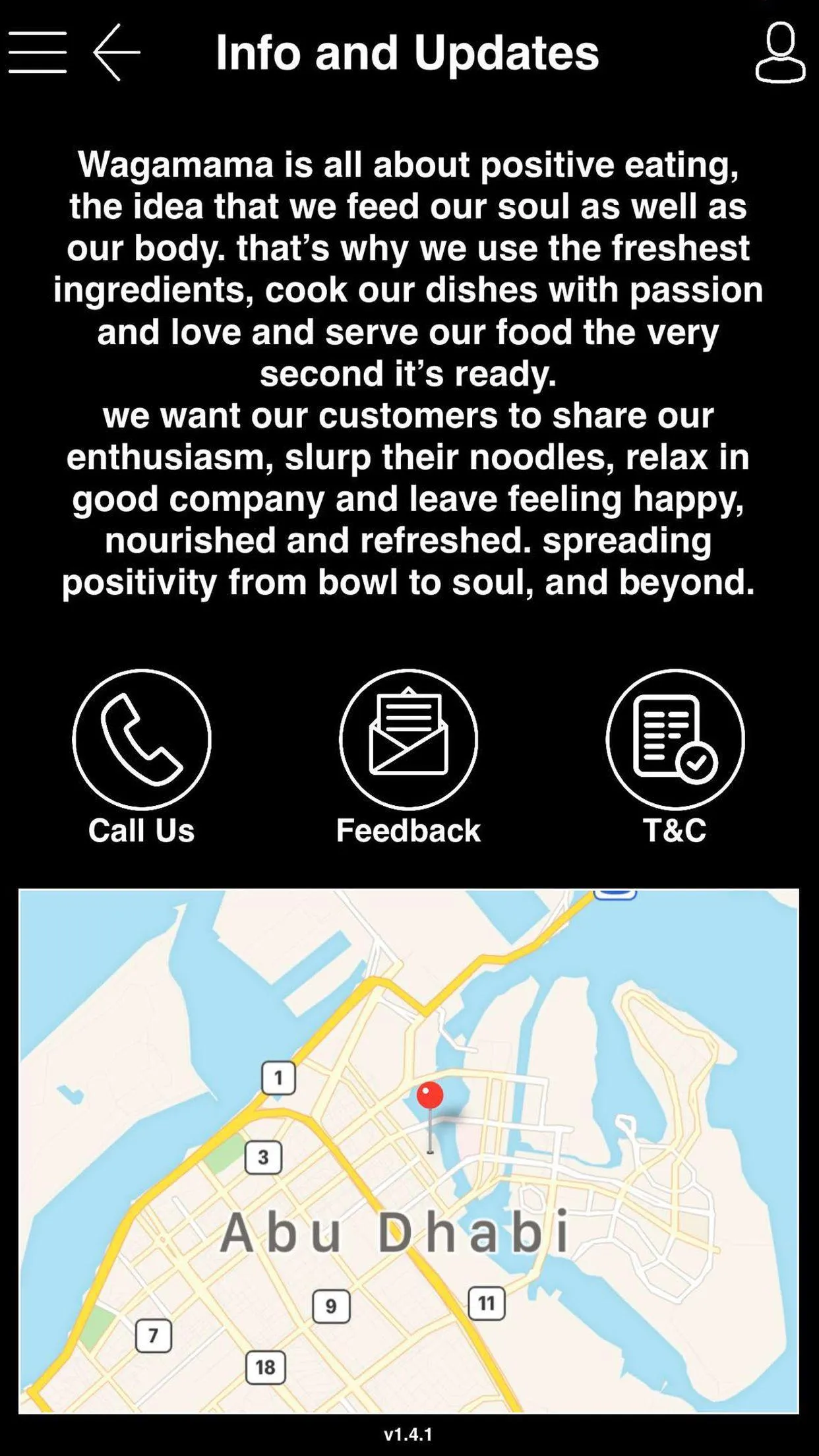 Wagamama UAE | Indus Appstore | Screenshot