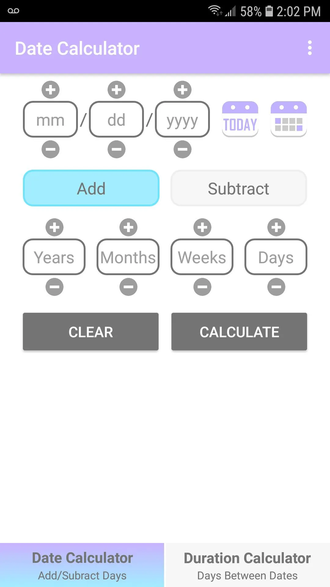 Date Calculator | Indus Appstore | Screenshot