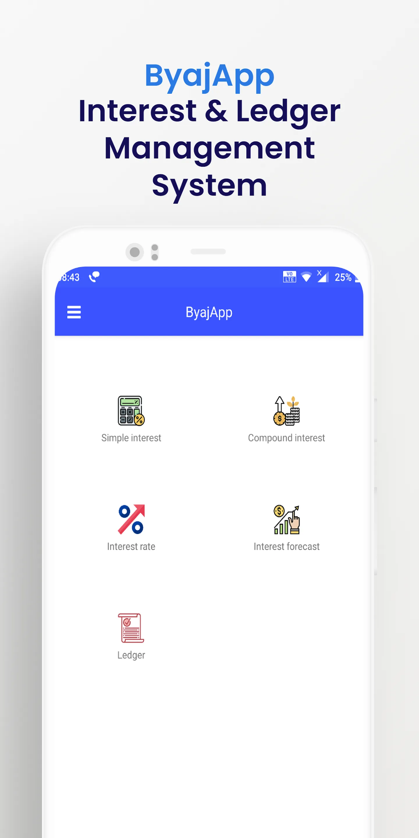 ByajApp: Ledger & Calculator | Indus Appstore | Screenshot