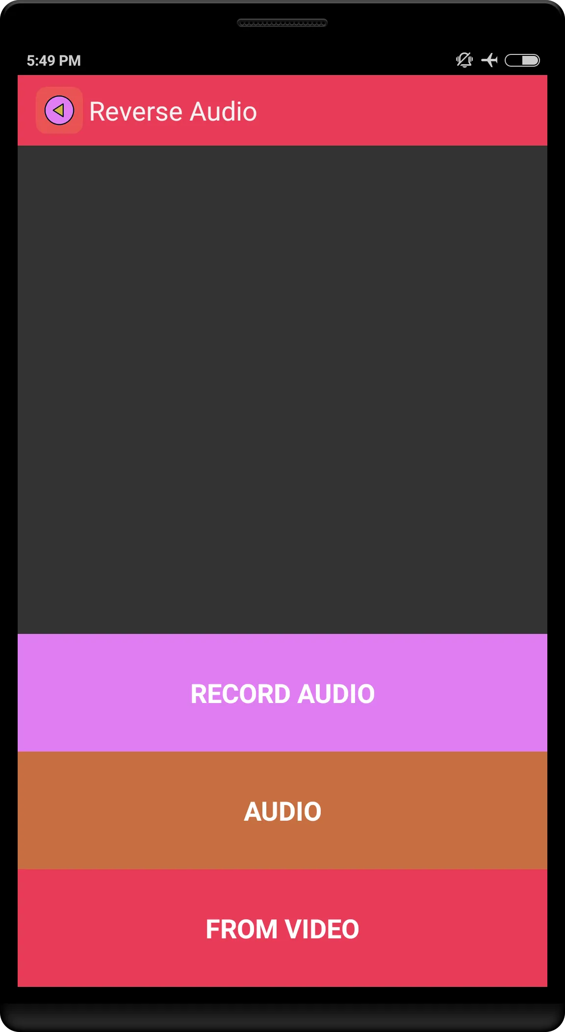 Reverse Audio | Indus Appstore | Screenshot