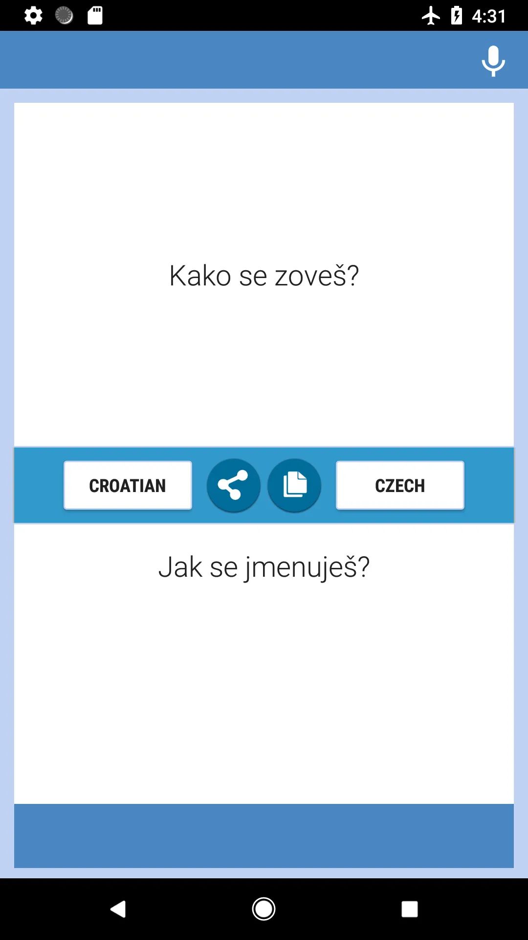 Croatian-Czech Translator | Indus Appstore | Screenshot