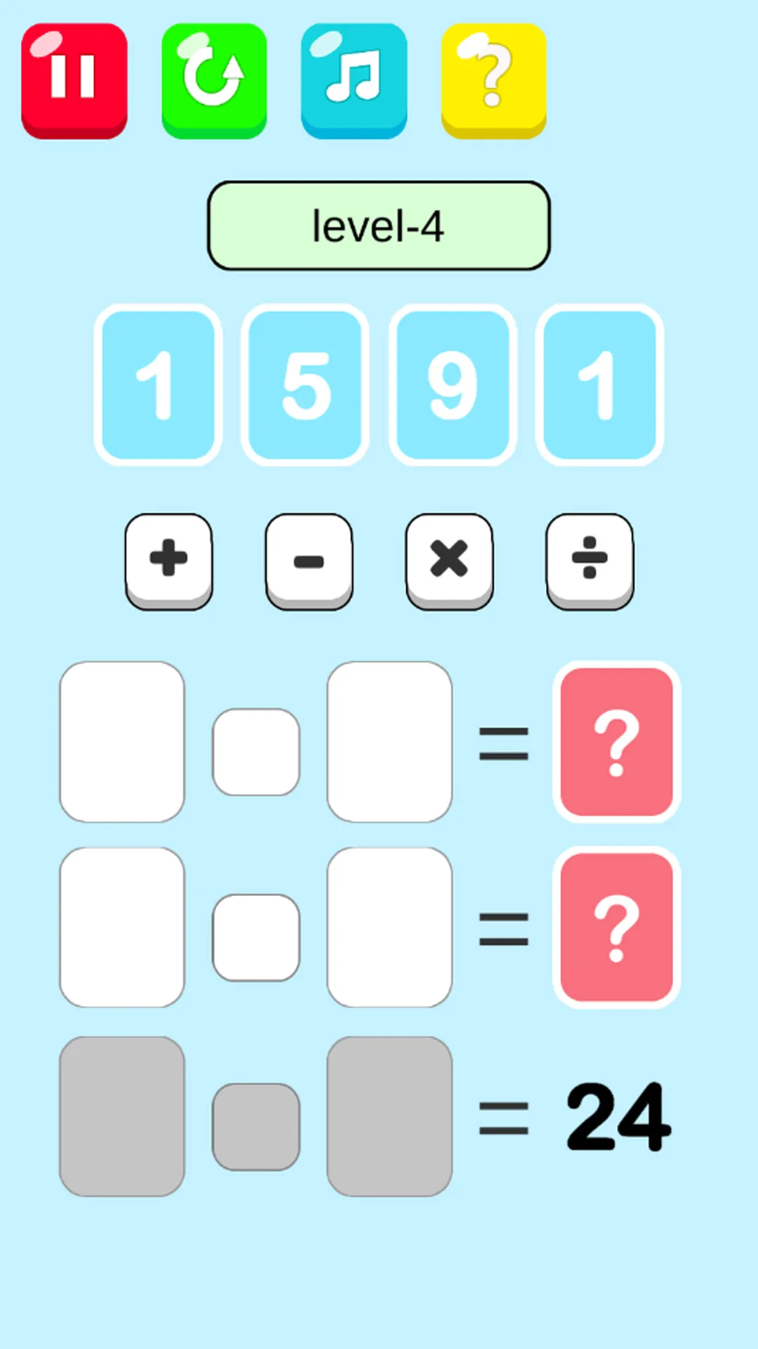 Synthesis 24-Arithmetic Game | Indus Appstore | Screenshot